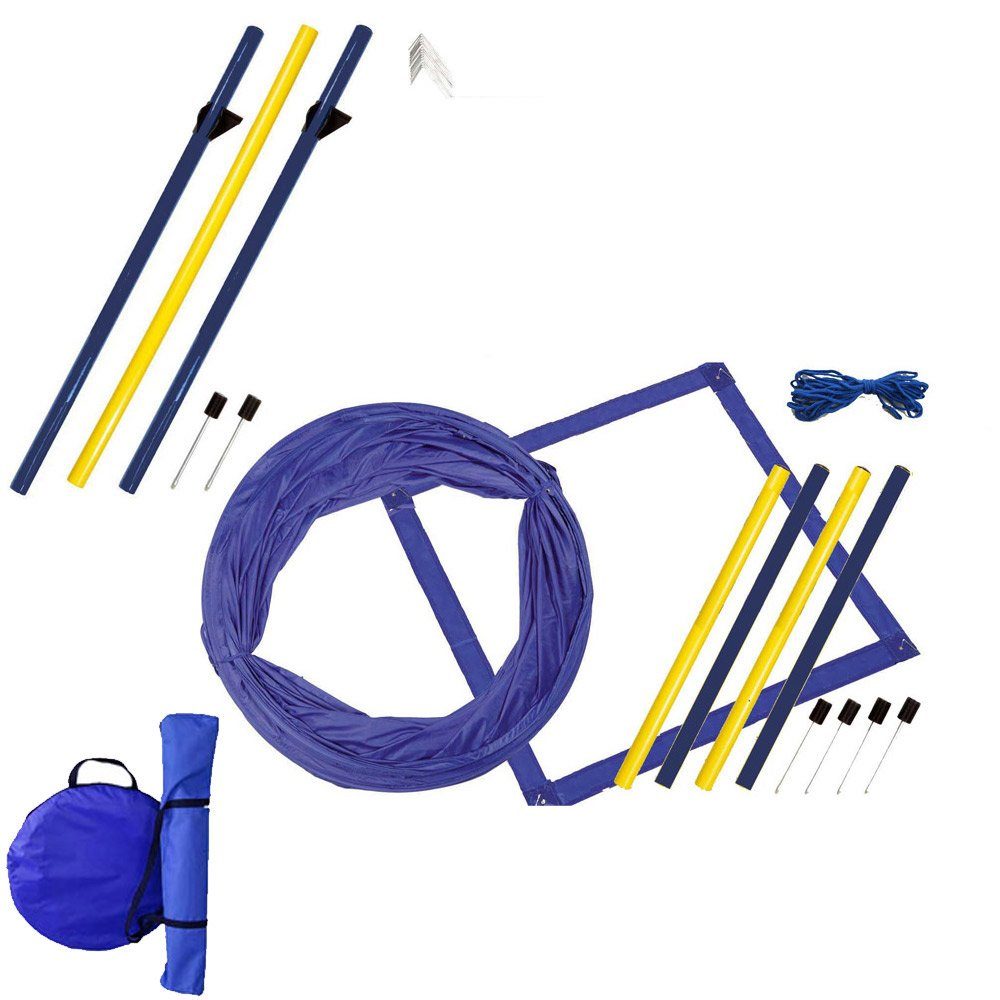 Schecker Agility-Slalom Dog Agility Starter Set, Kunststoff, (7-tlg)