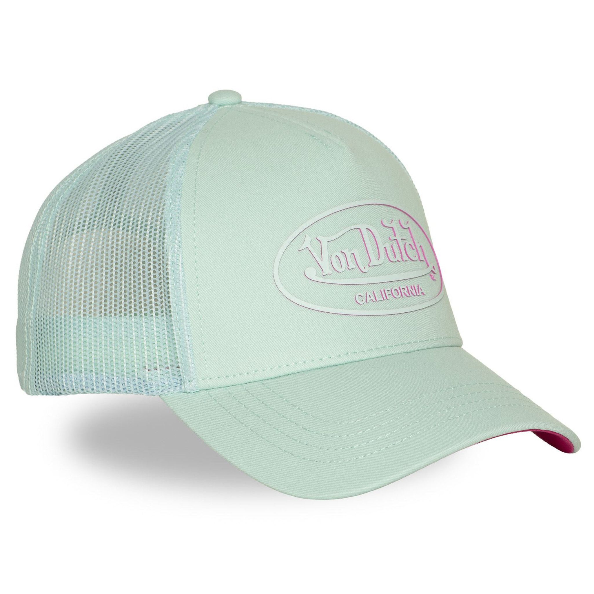Von Dutch Trucker Cap Von Dutch Originals Trucker Cap - CALIFORNIA Twill Rubber T/T (Basecap, Basecap, Meshcap, Trucker Kappe)