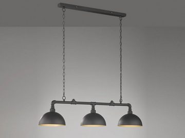 meineWunschleuchte LED Pendelleuchte, Dimmfunktion, LED wechselbar, Warmweiß, Ausgefallene Industrial Balkenlampe für Esstisch, hängend B: 113,5cm