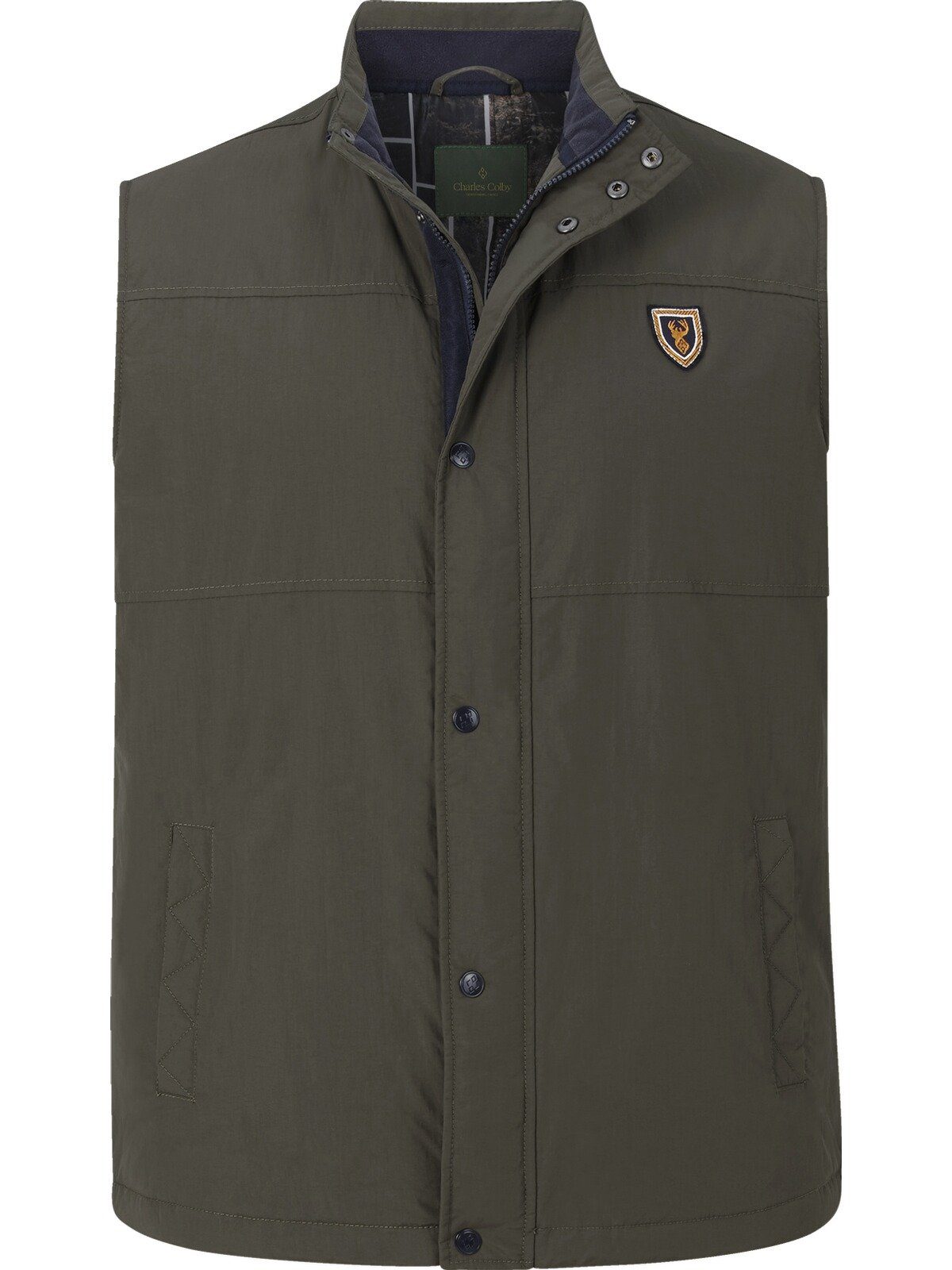 Charles Colby Funktionsweste SIR ROHAT, wattiert mit Stehkragen