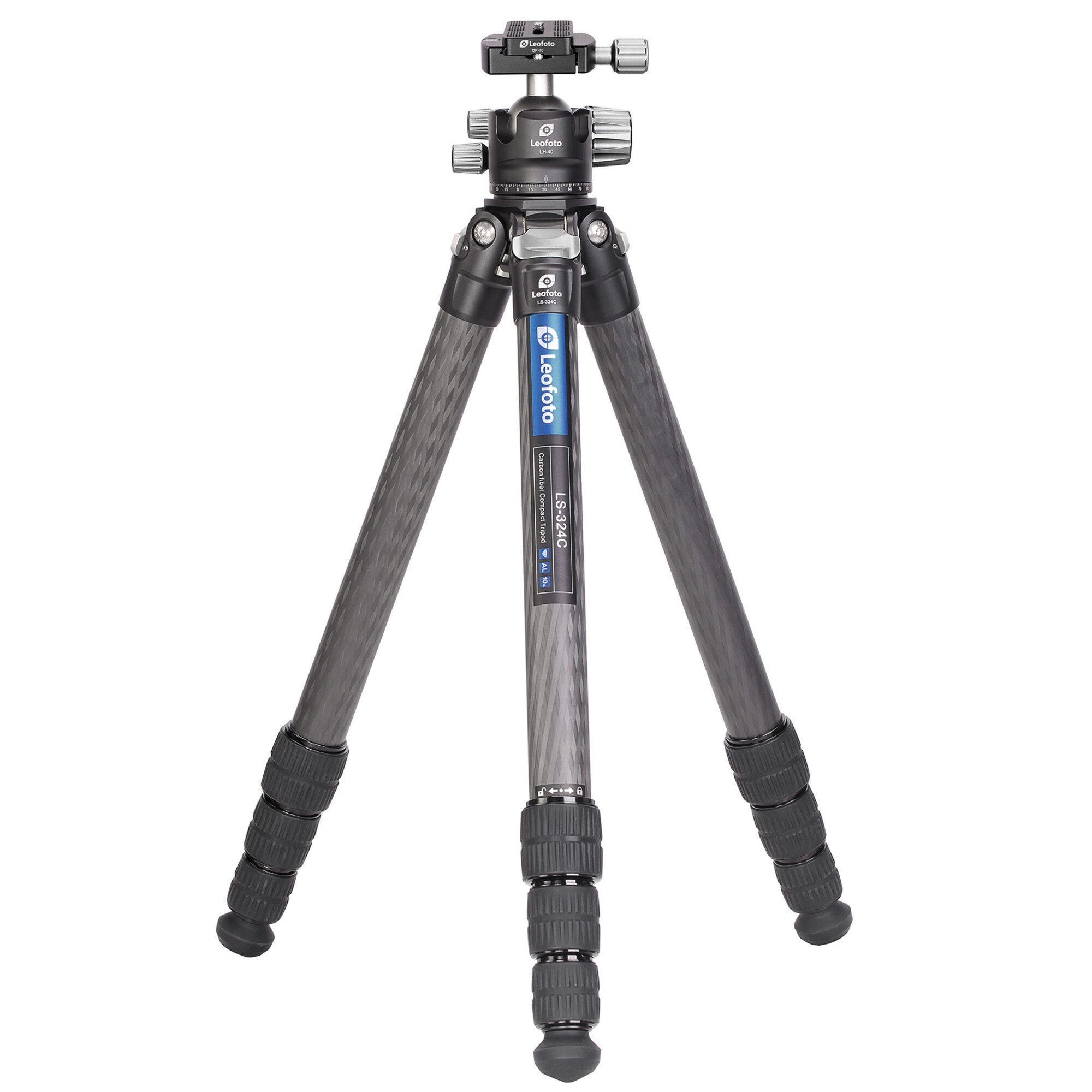 Leofoto Carbon-Dreibeinstativ LS-324C Ranger + Ballhead LH-40 Kamerastativ