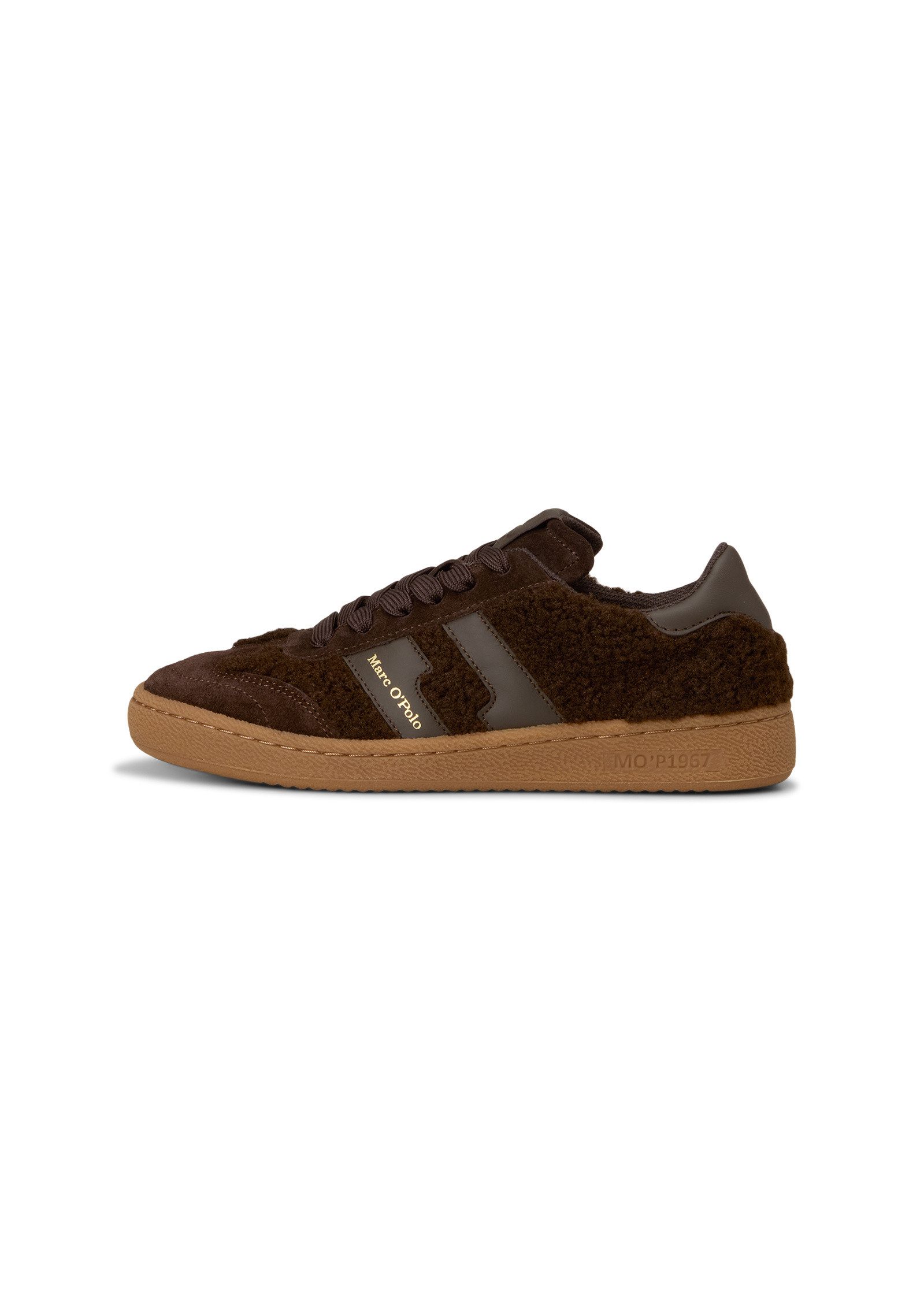 Marc O'Polo aus Leder und Teddyfell Sneaker