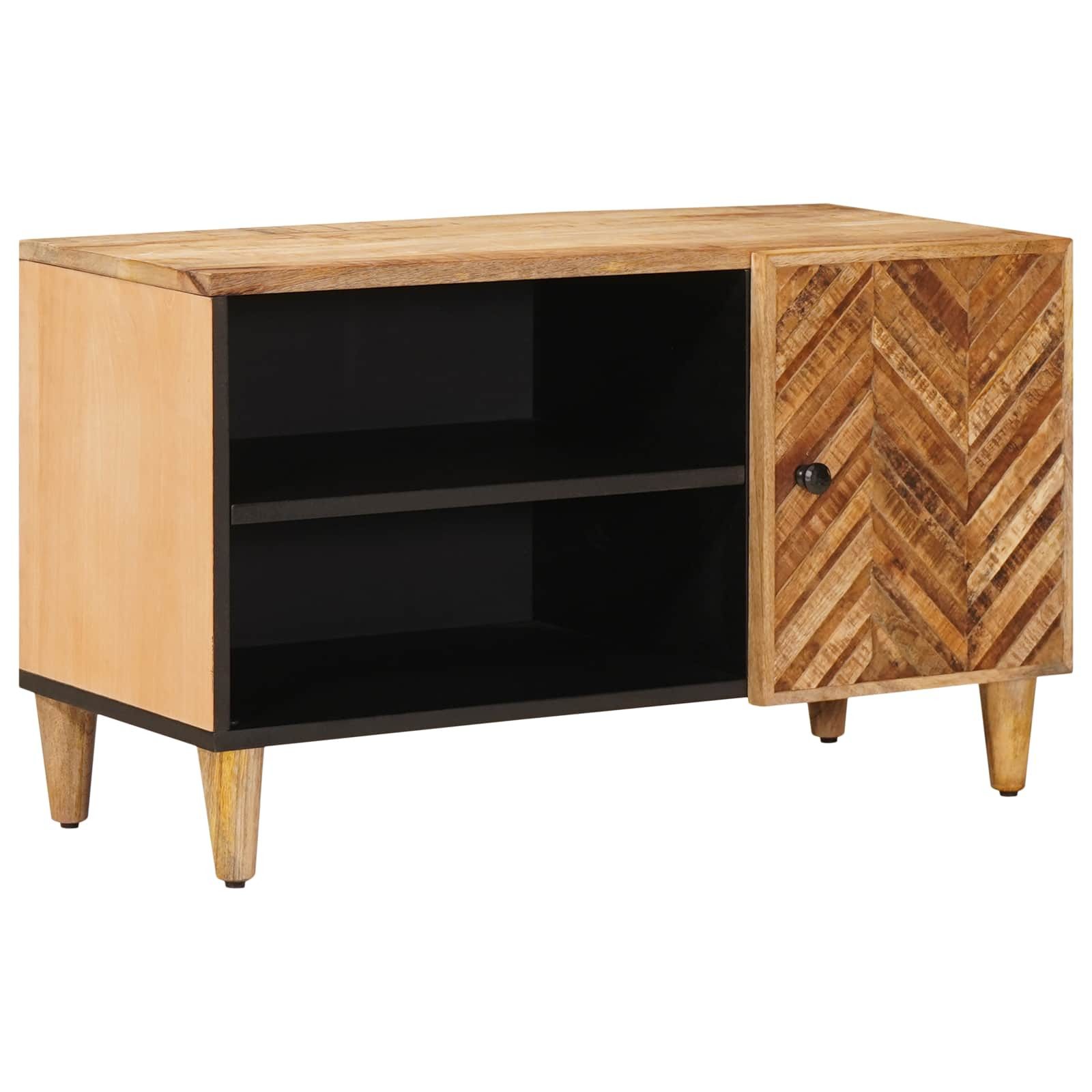 vidaXL Stauraumschrank Stauraumschränke Braun 80 x 31,5 x 46 cm Massivholz (1-St)
