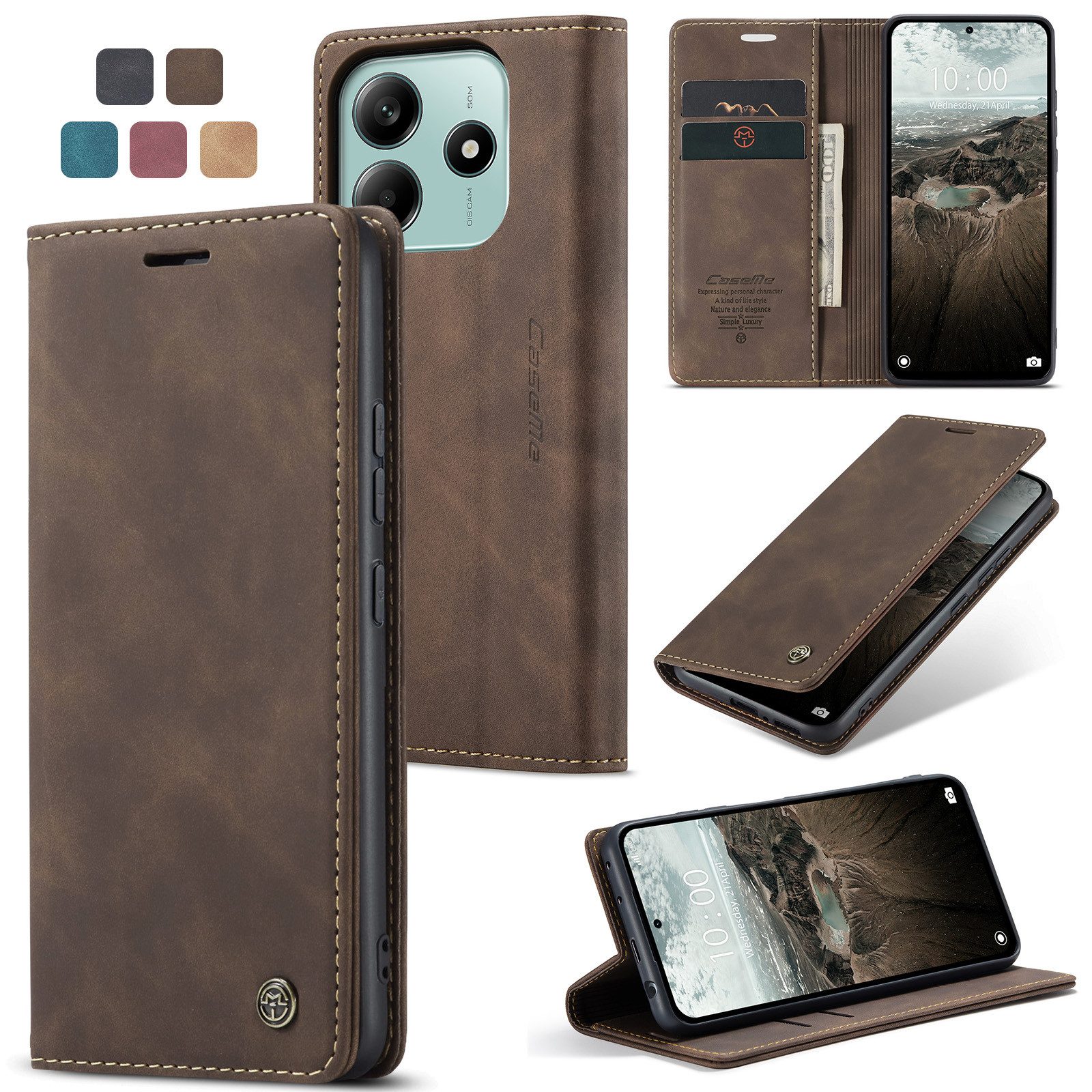 CaseMe Handyhülle Caseme Handy Hülle für Xiaomi Note Poco Redmi Modelle