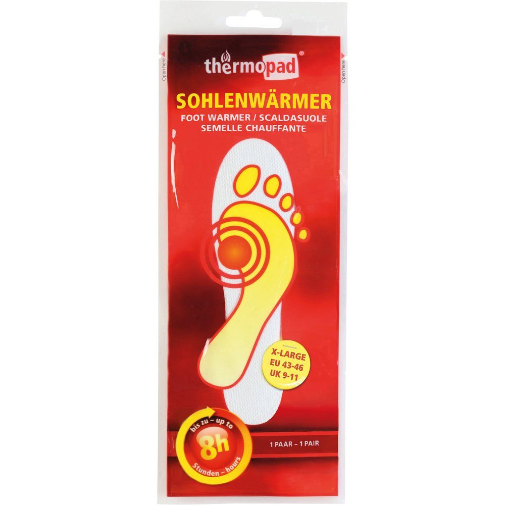 Thermopad Handwärmer Thermopad natural warmer Gr.XL Sohlenwärmer 1 Paar 32486 Betriebsdauer