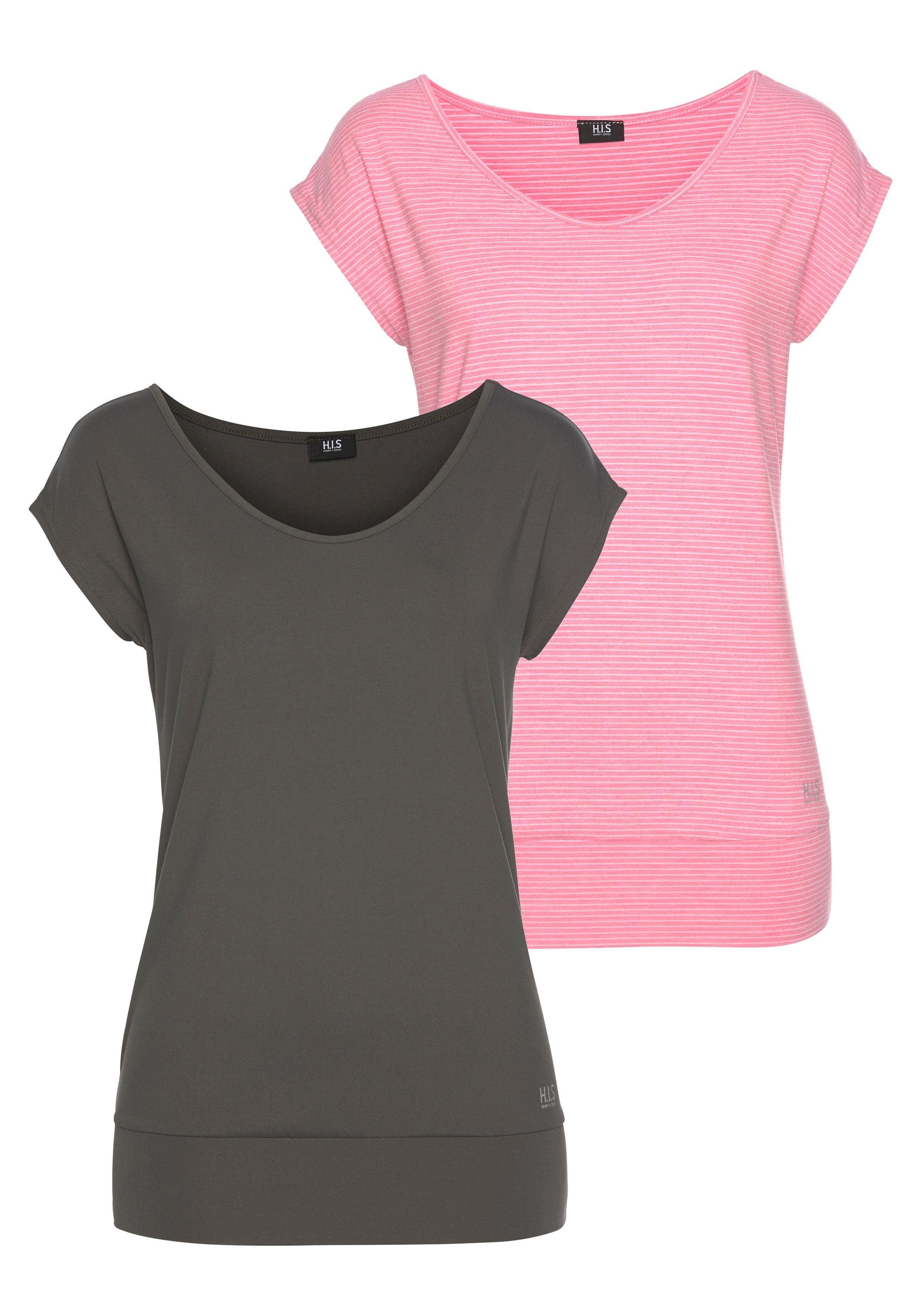 H.I.S Funktionsshirt (Spar-Set, 2er-Pack) ärmellos, figurfreundlicher Schni günstig online kaufen