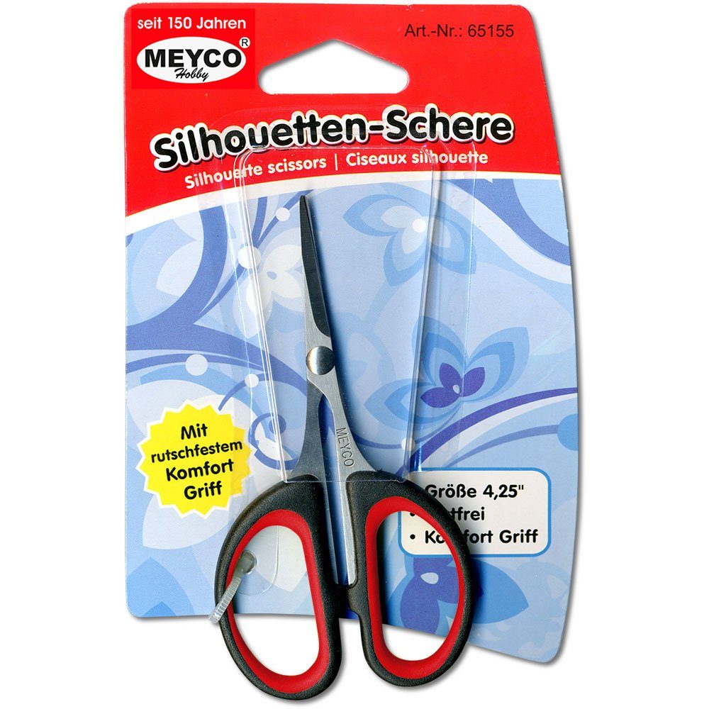 MEYCO Hobby Universalschere Silhouetten-Schere, Gr.:4,25 1 Stck