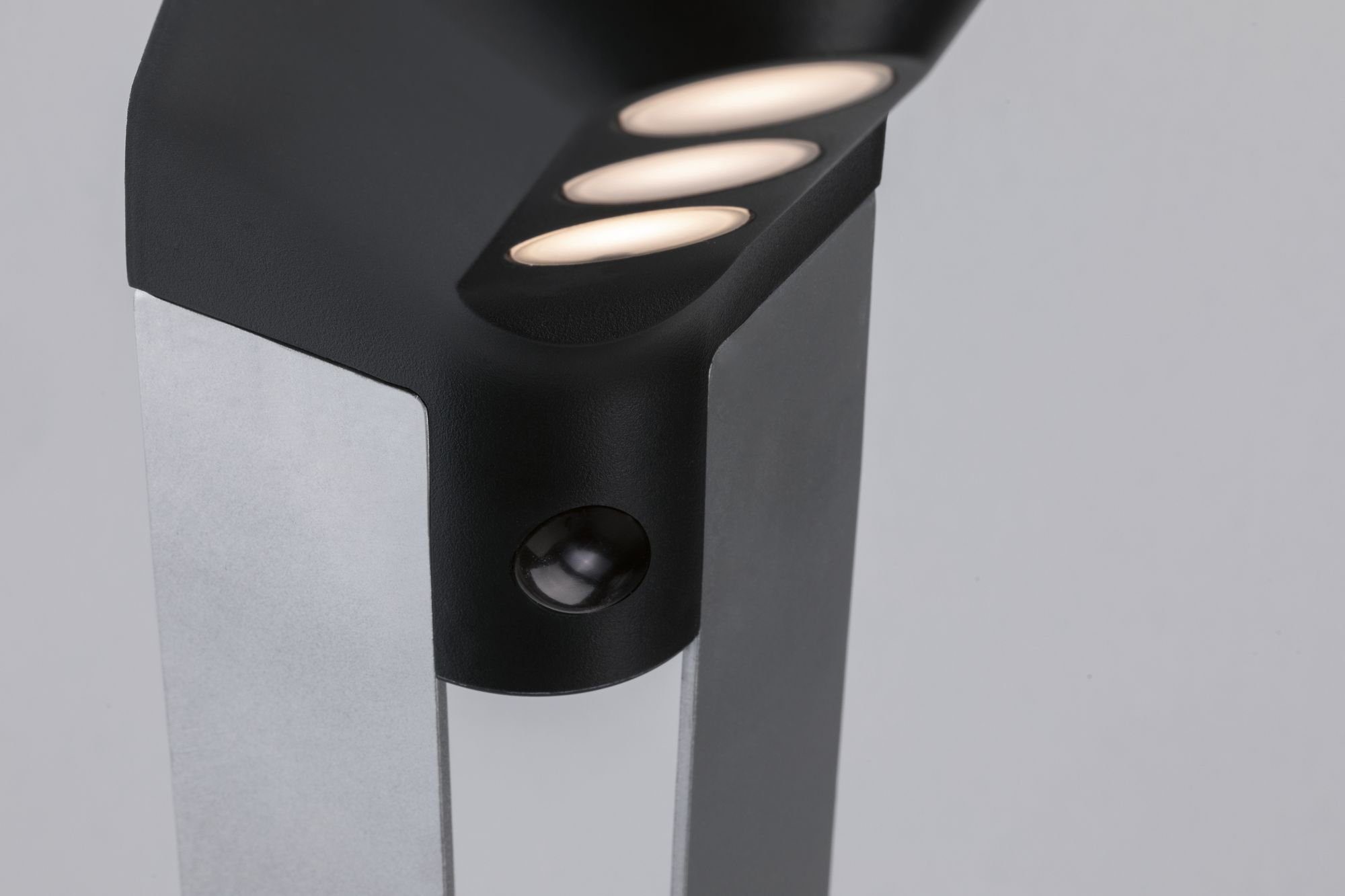 Paulmann LED Pollerleuchte Soley, Warmweiß, Solar fest LED-Board, LED ZigBee integriert, Outdoor