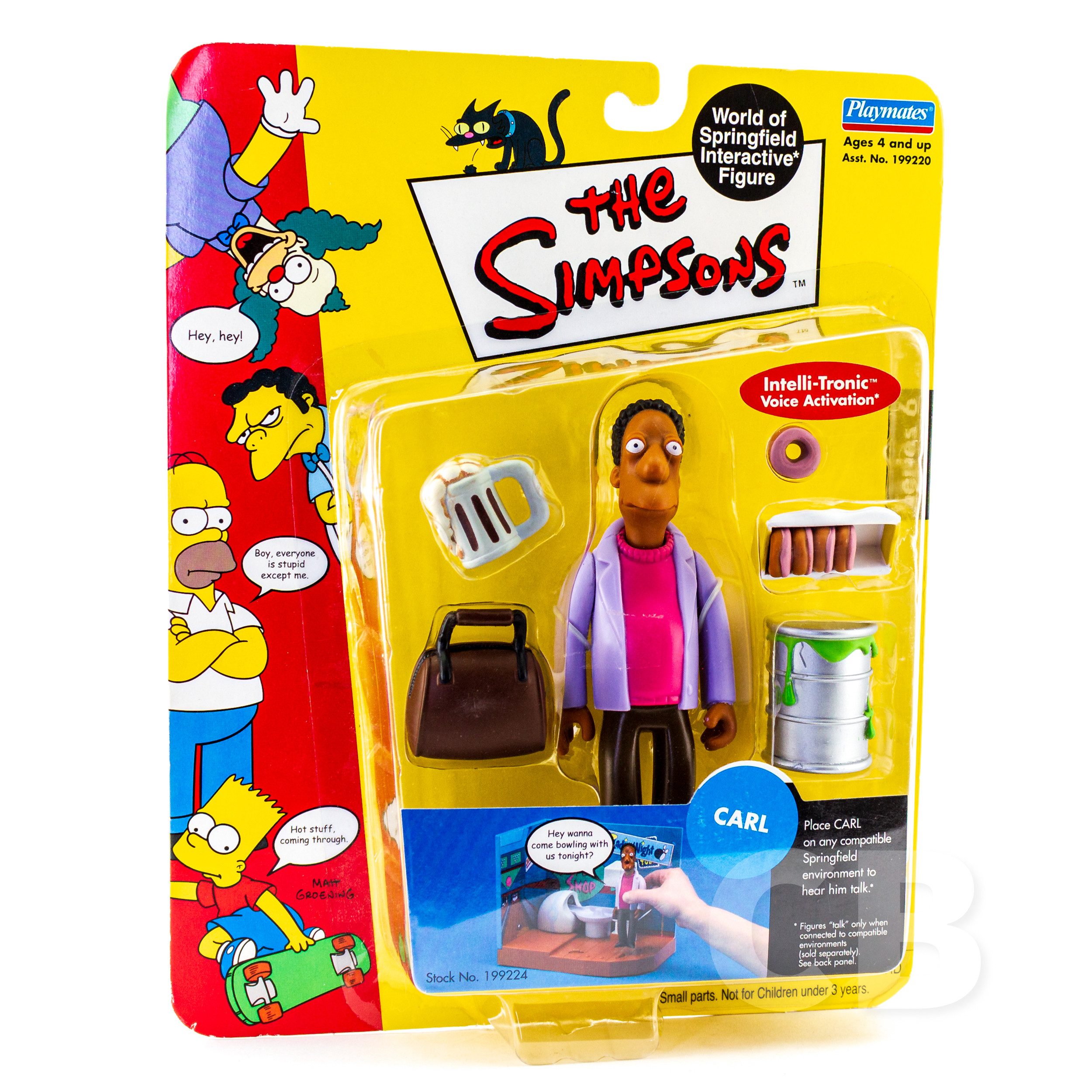 Playmates Toys Actionfigur World of Springfiel The Simpsons, Größe ca. 12 cm