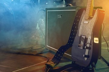 Rocktile GB212 Gitarren Box Lautsprecher (240 W, Cabinet für E-Gitarren Topteile - 2x 12 zoll Speaker)