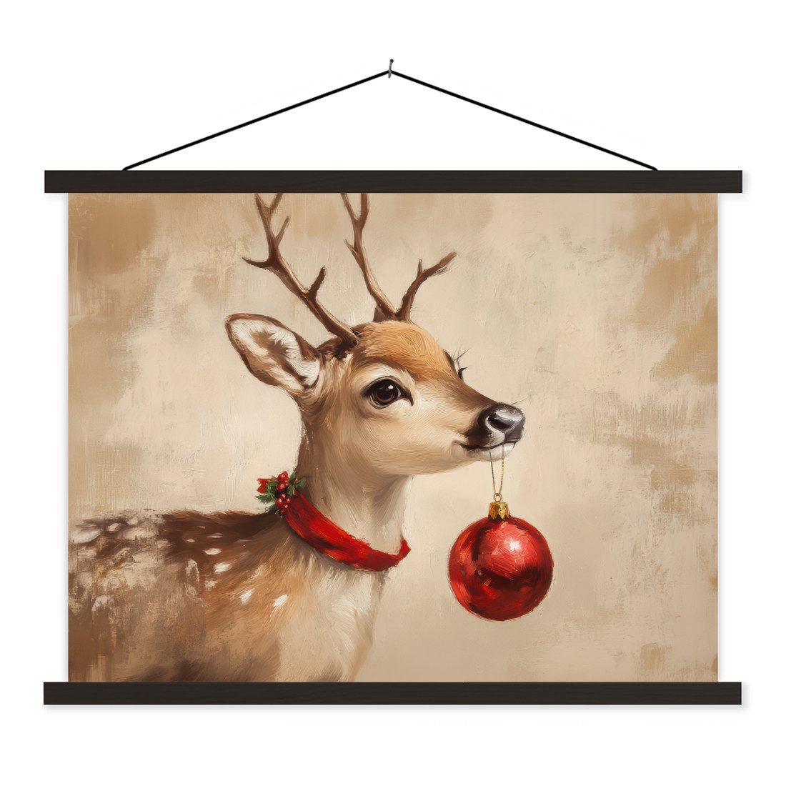 MuchoWow Poster Weihnachten - Hirsch - günstig online kaufen