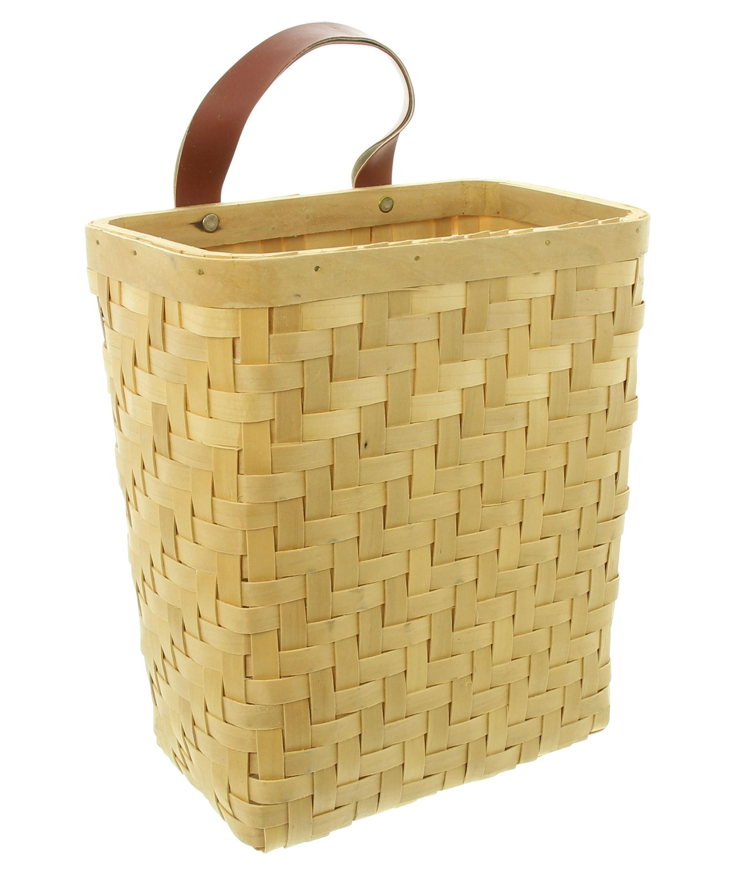 Frank Flechtwaren Dekokorb Wandkorb "Holzspan"