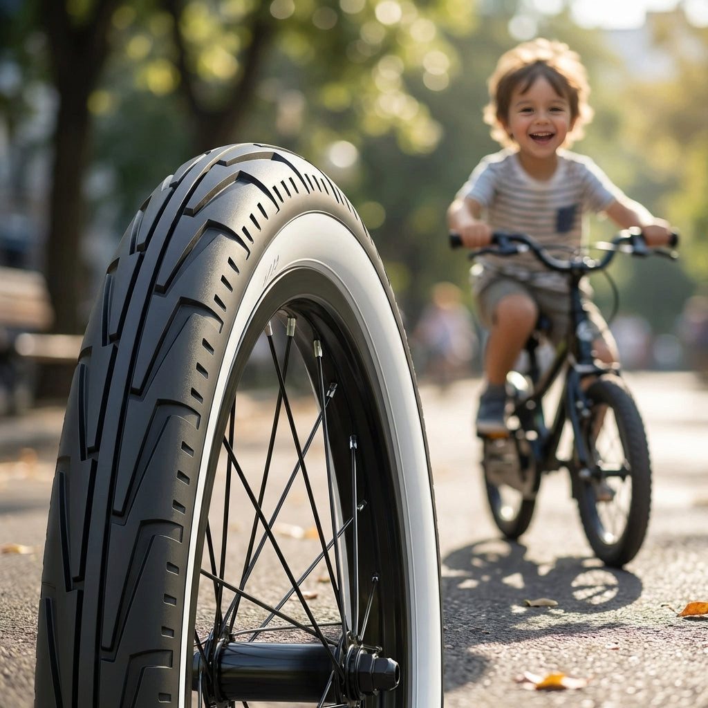 Michelin Fahrradreifen Michelin Reifen City J 22x1.45" 37-490 schwarz/weiß Draht