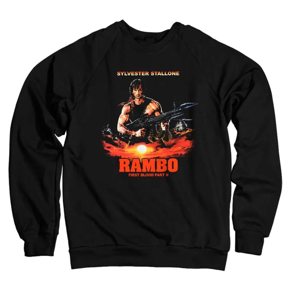 Rambo Rundhalspullover First Blood Part II Sweatshirt