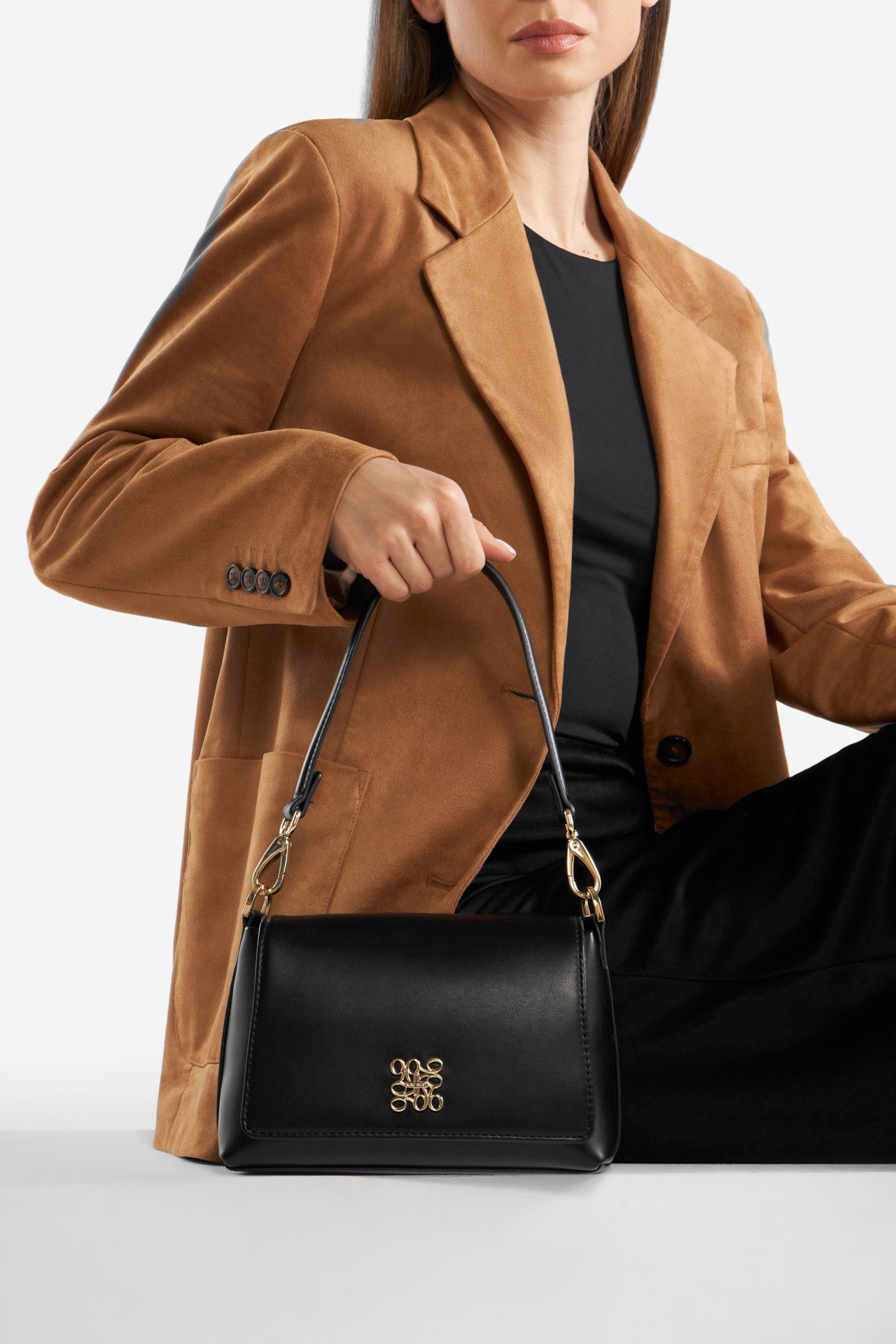 Handtasche NINE WEST Kleine Umhängetasche LDA5475 Schwarz