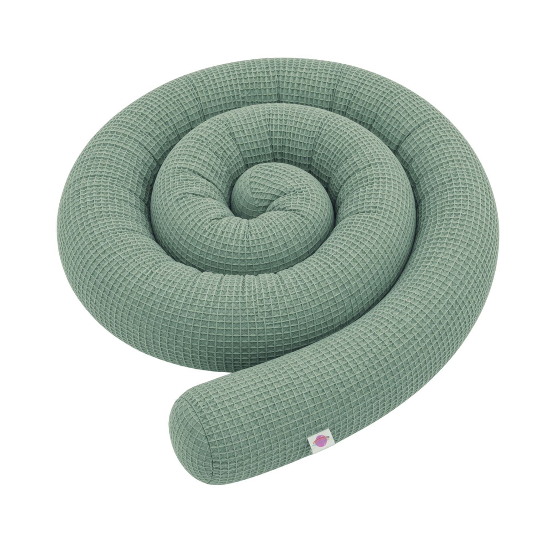 Babymajawelt Bettrolle Bett Nestchen Schlange, Wickeltischumrandung Waffel, Lagerungshilfe im Schlaf, Sitzen, Liegen oder Entspannen. Made in EU