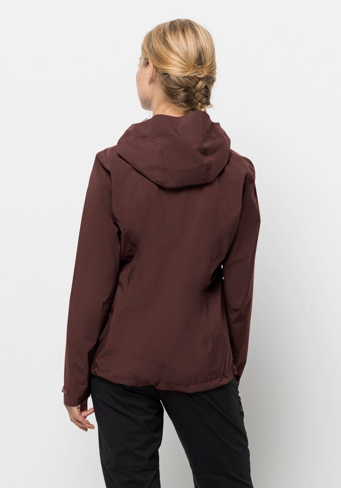 Jack Wolfskin Outdoorjacke dark-maroon W 2.5L JKT ELSBERG