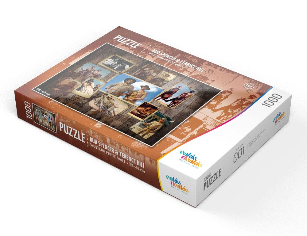 Oakie Doakie Games Actionfigur Bud Spencer & Terence Hill Puzzle Western Photo Wall (1000 Teile)