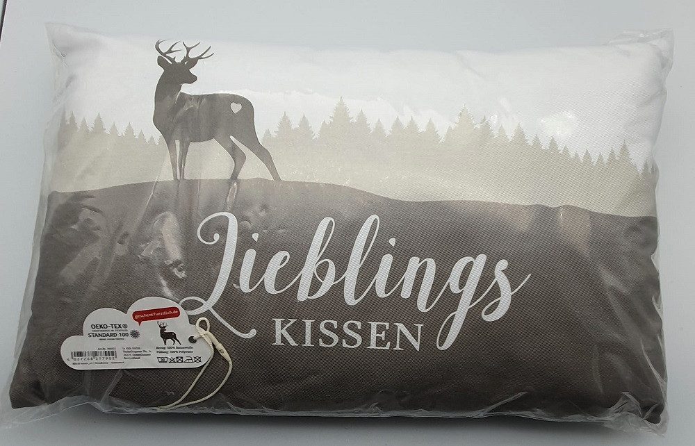 La Vida Dekokissen Kinderkissen, Nackenkissen, Kissen mit Spruch, Kuschelki günstig online kaufen