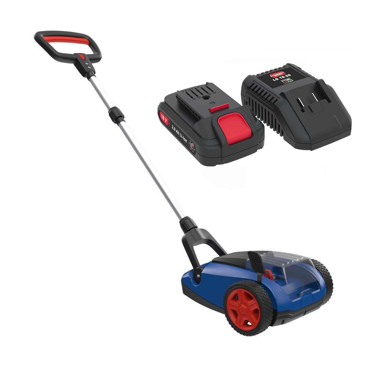 Güde Akkurasenmäher Akku Einhand Rasenmäher ERM 18 + 2.0 Ah Akku & Ladegerät 18V E³