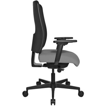 TOPSTAR Bürostuhl 1 Stuhl OX300 Bürostuhl Sitness Open X (N) Deluxe - hellgrau/schwarz