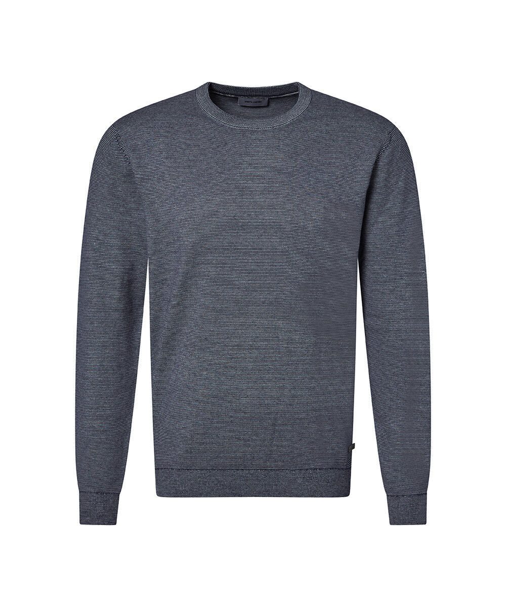 Pierre Cardin Rundhalspullover mit Rundhalsausschnitt günstig online kaufen