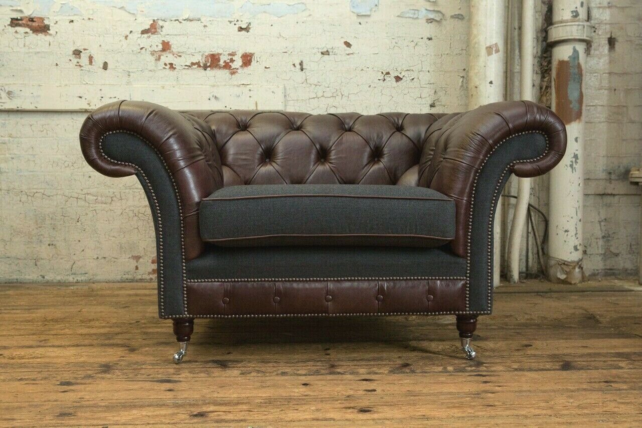 JVmoebel Chesterfield-Sessel, Chesterfield Sessel 1,5 Sitzer Design