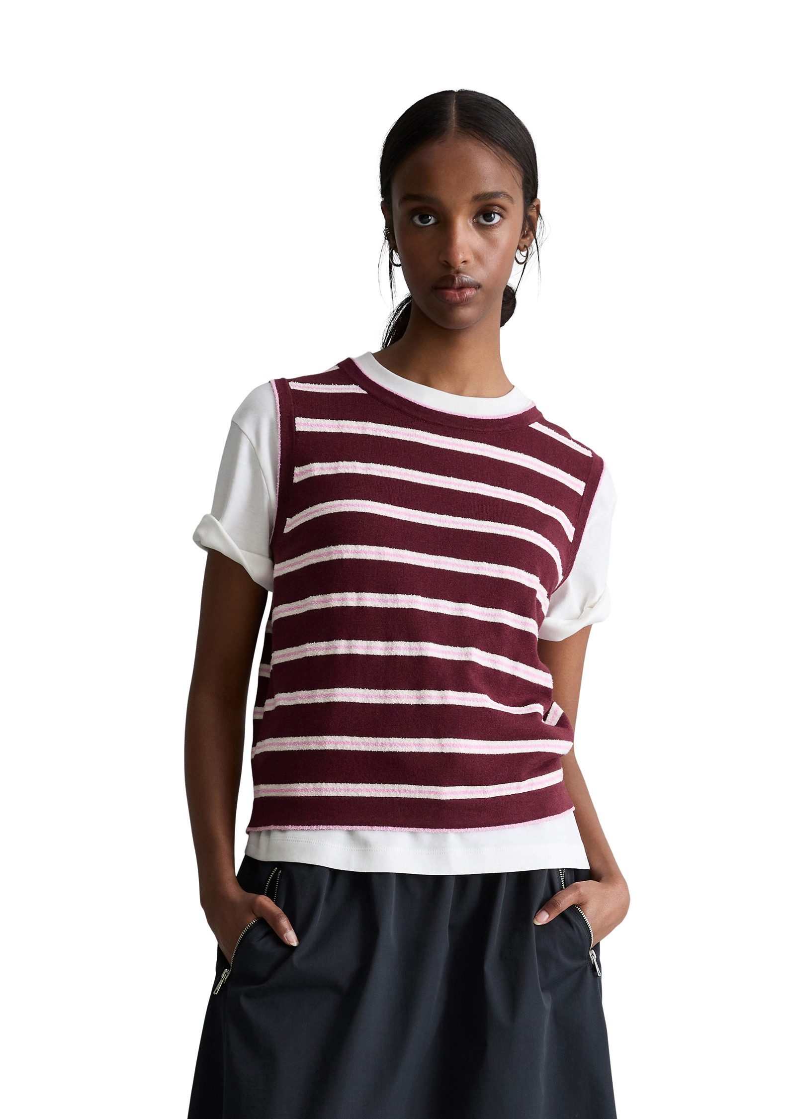 Marc O'Polo DENIM Strickpullover aus Organic-Cotton-Modal-Mix