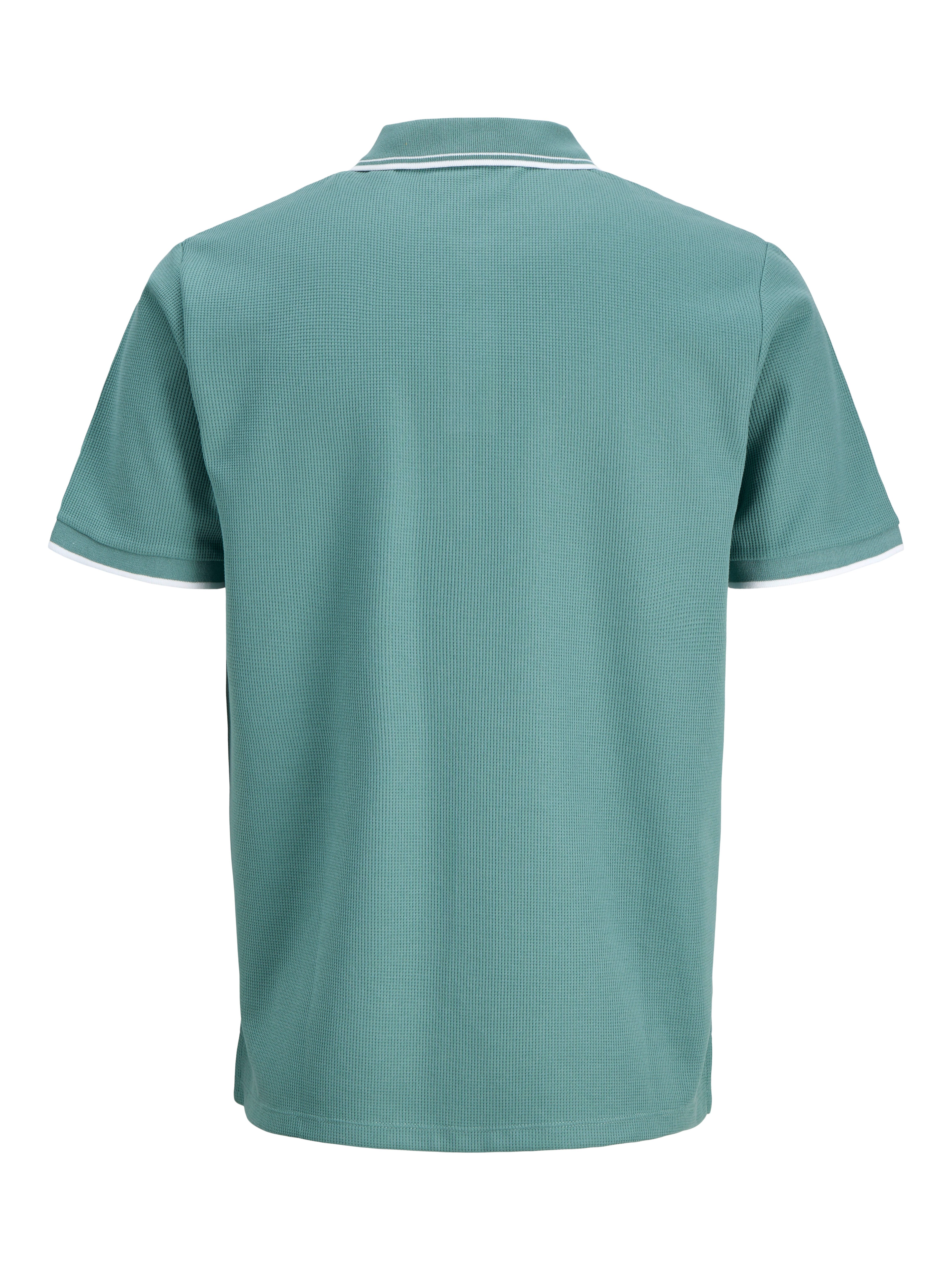 Jack & Jones PlusSize Poloshirt JJEAUSTIN POLO SS NOOS PLS Materialmix, normal geschnitten