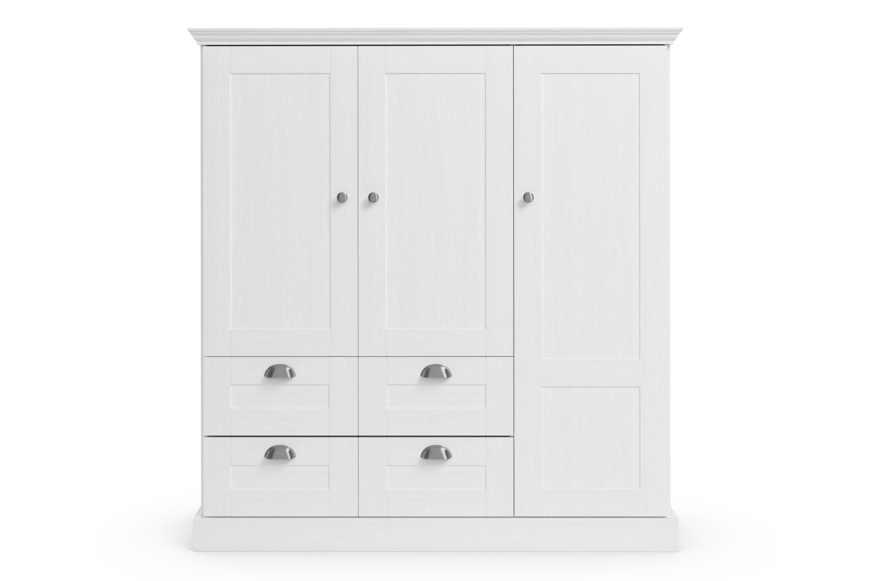 OTTO home Wäscheschrank Motala (B/H/T ca. 133x120x35) mit 2 große Schubladen, Breite 122 cm, Höhe 130 cm