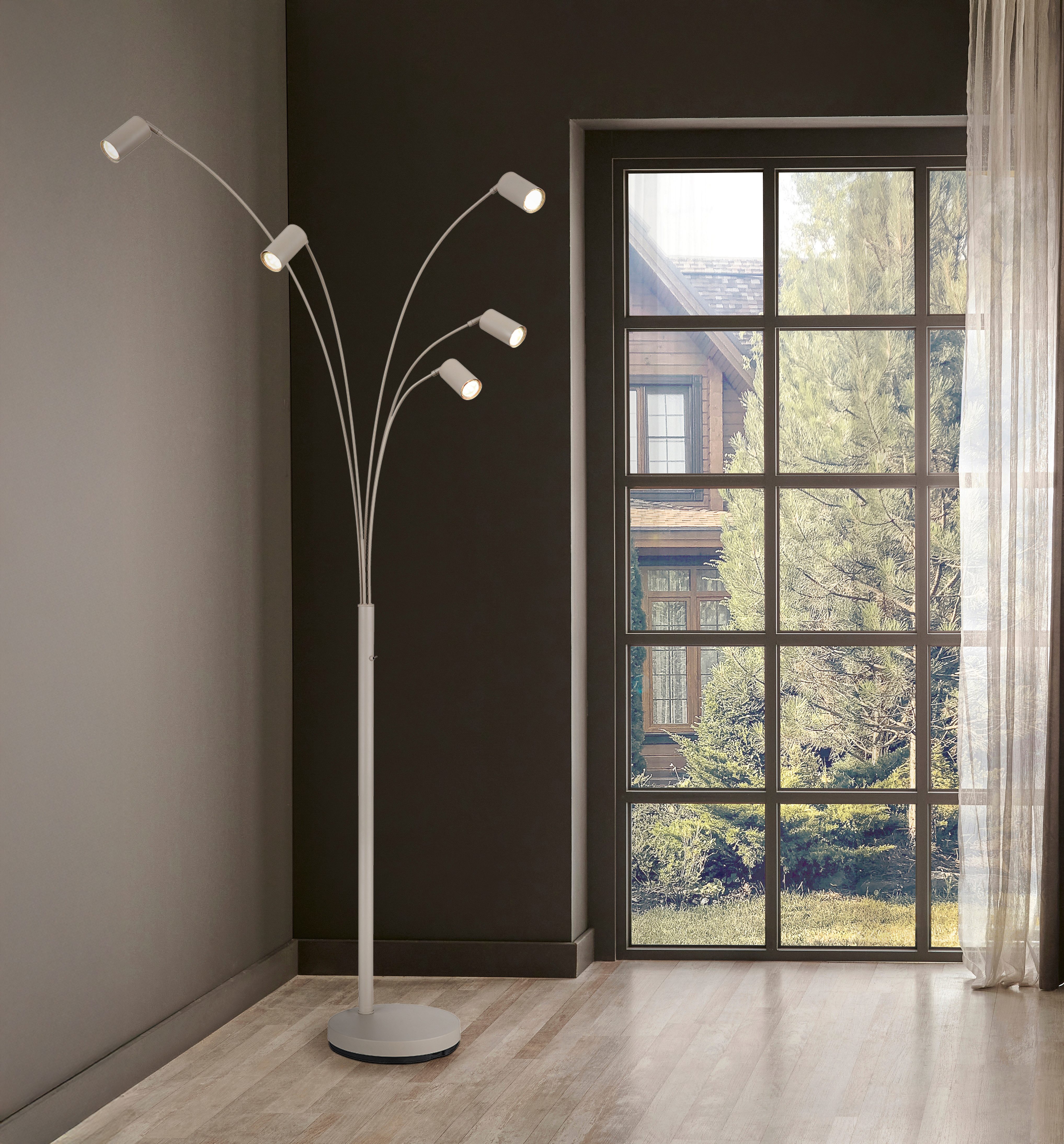 GLOBO LIGHTING Stehlampe ROBBY, ohne Leuchtmittel, Stehlampe Wohnzimmer Schlafzimmer Flur Design-Leuchte