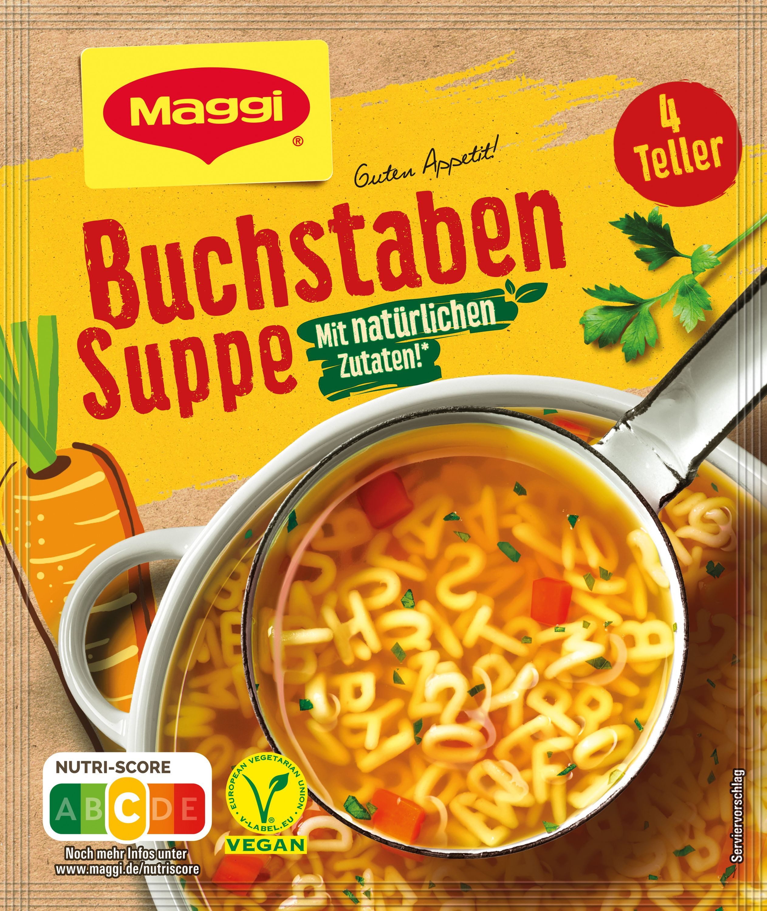 MAGGI Fertiggericht, Maggi Guten Appetit Buchstabensuppe