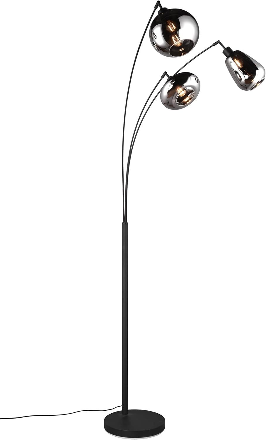 lightling Stehlampe Ludmila, ohne Leuchtmittel, mit Fußschalter, IP20