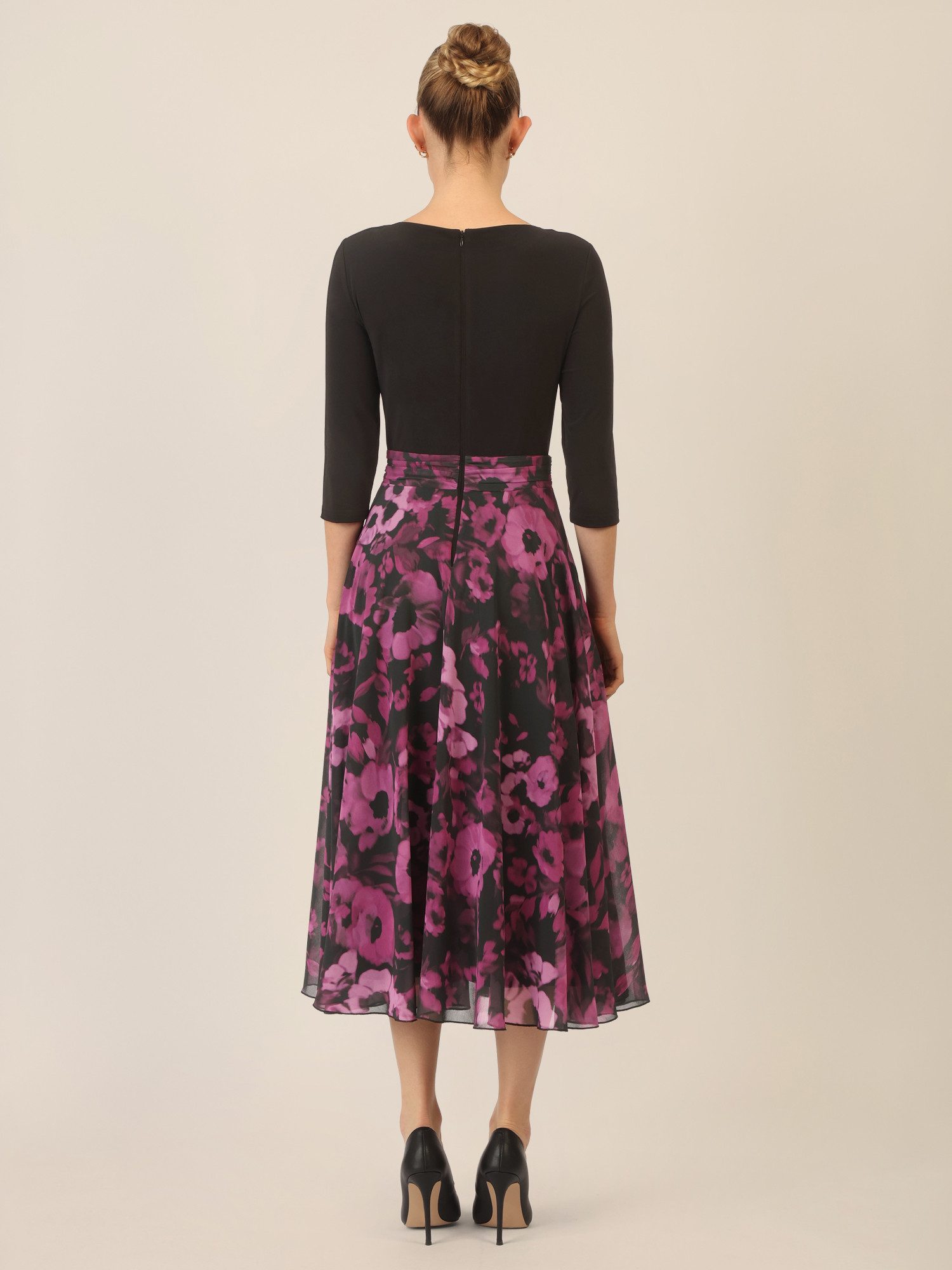Apart Chiffonkleid mit Wickeloptik in Oberteil
