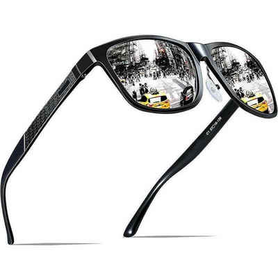 Lamon Sonnenbrille Herren Polarisiert Sonnenbrille UV400 -Polycarbonat draußen fahren