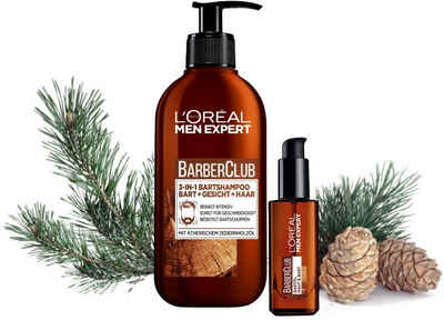 L'ORÉAL PARIS MEN EXPERT Bartpflege-Set Barber Box, 2-tlg., Nachhaltige Box: 100 % Recyclingmaterial, 100 % recycelbar