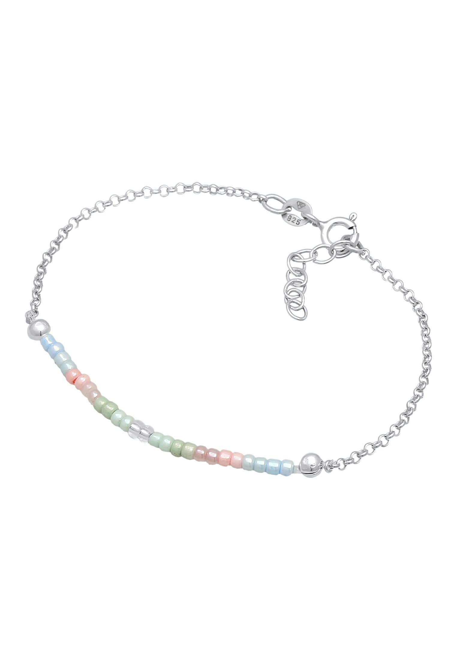 925 Elli Pastell Armband Beads Kinder Silber Kugeln