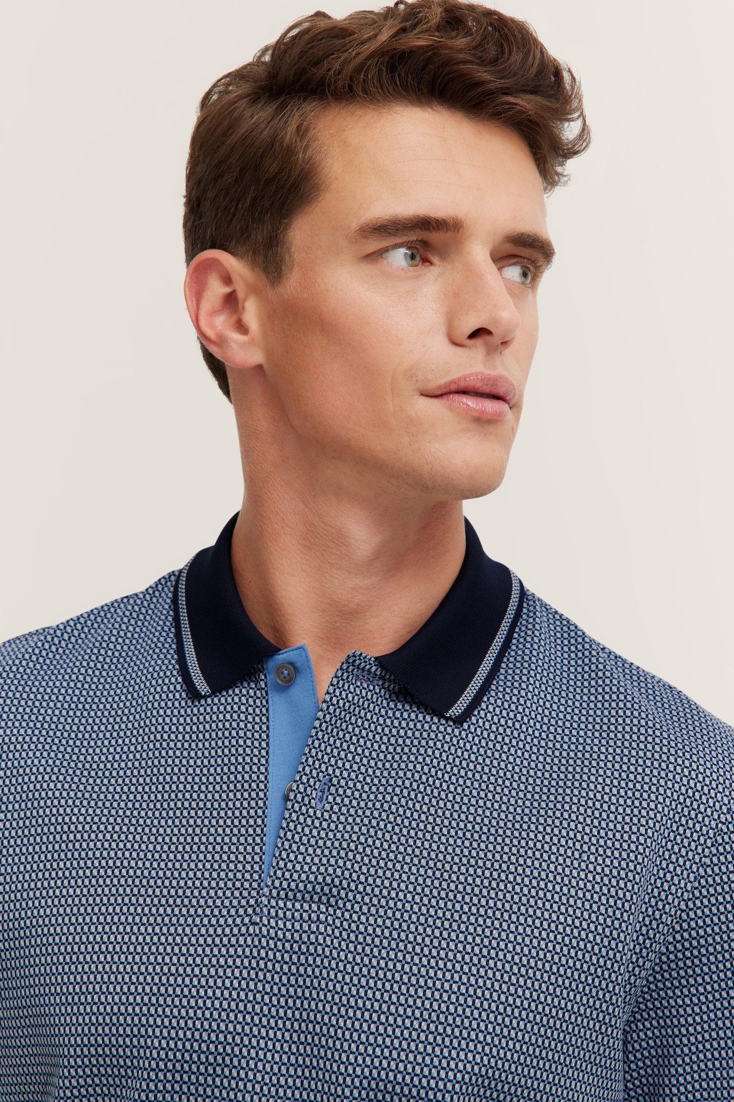 bugatti Poloshirt aus Baumwolle