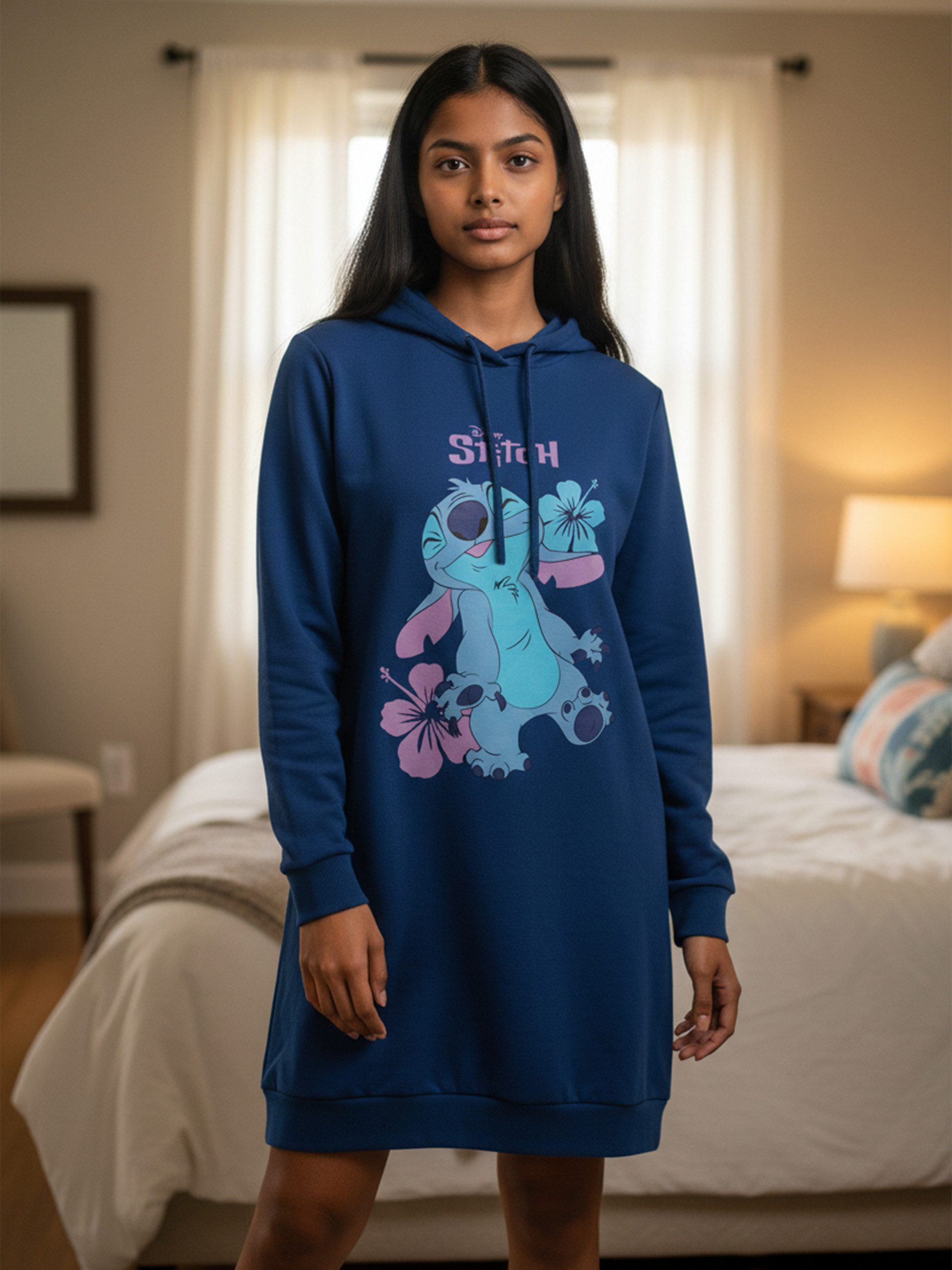 United Labels® Sweatshirt Disney Lilo & Stitch Sweatkleid Oversize