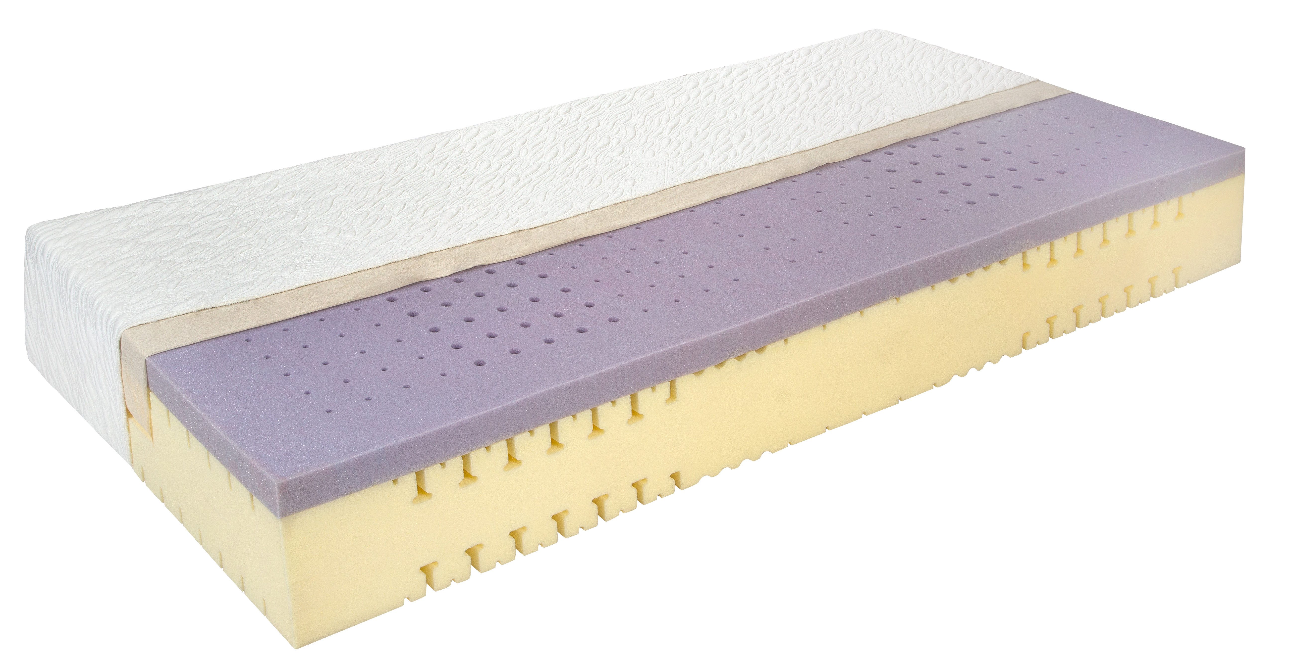 Kaltschaummatratze 7-Zonen-HR-Matratze Betten-ABC Cosmo Pro 90x200 cm 140x200 cm, Betten-ABC, 23 cm hoch