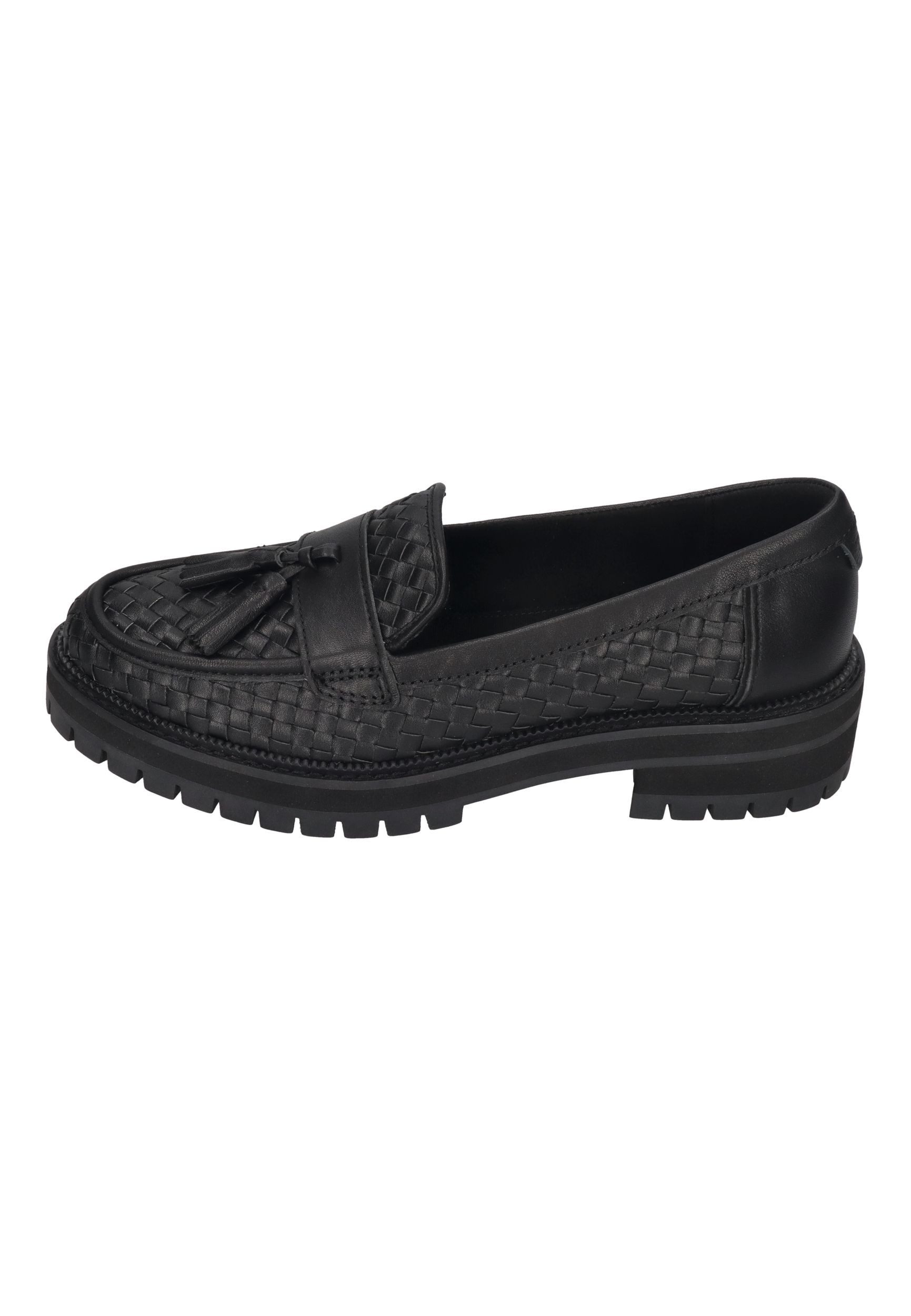 TOMS CARA WOVEN Schnürschuh Black