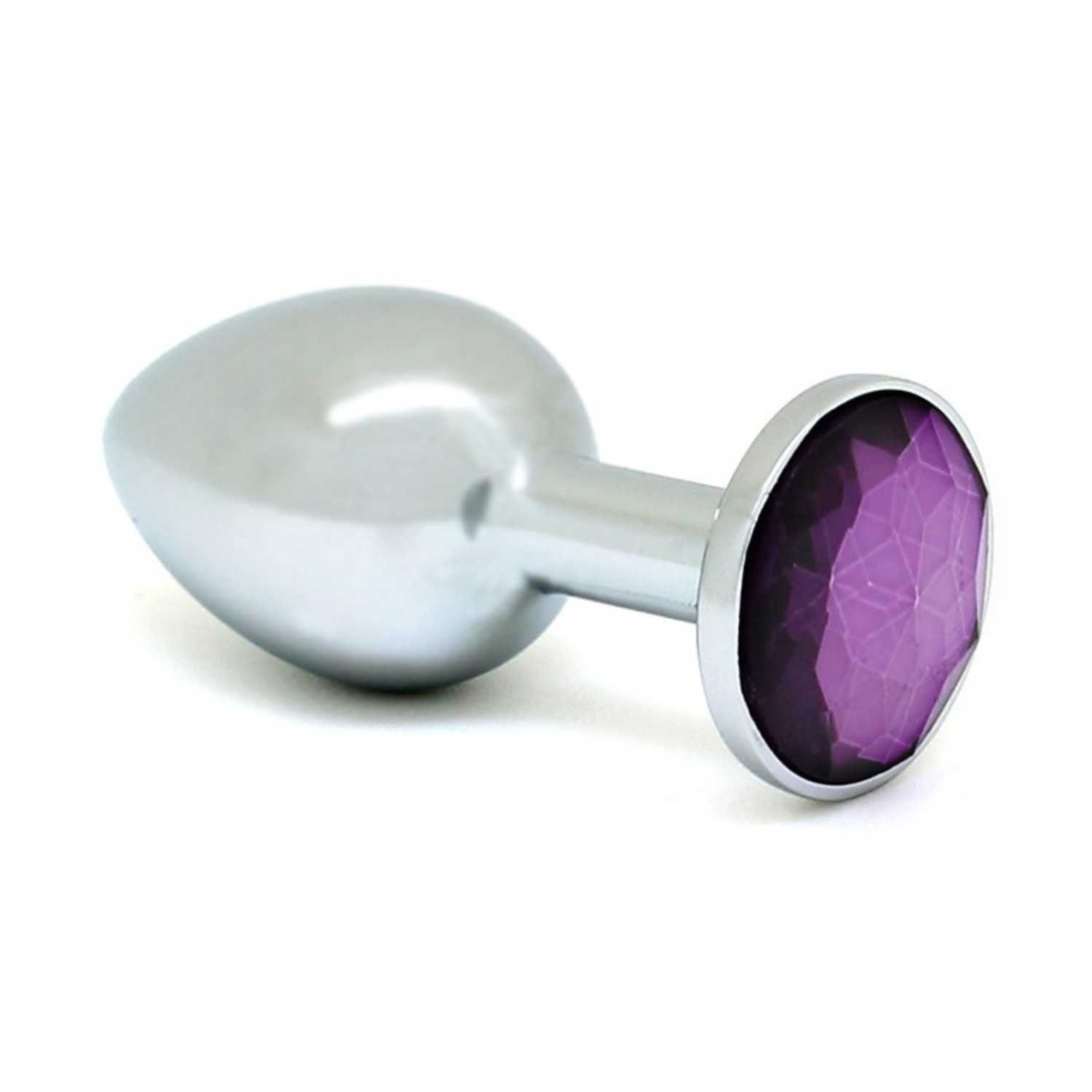 XS Analplug Rimba 2,4 cm silber Buttplug violett Toys Rimba