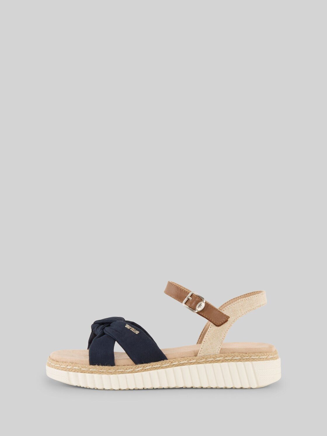 TOM TAILOR Shoes Licence Sandale (1-tlg) Sandalen mit Bast-Details