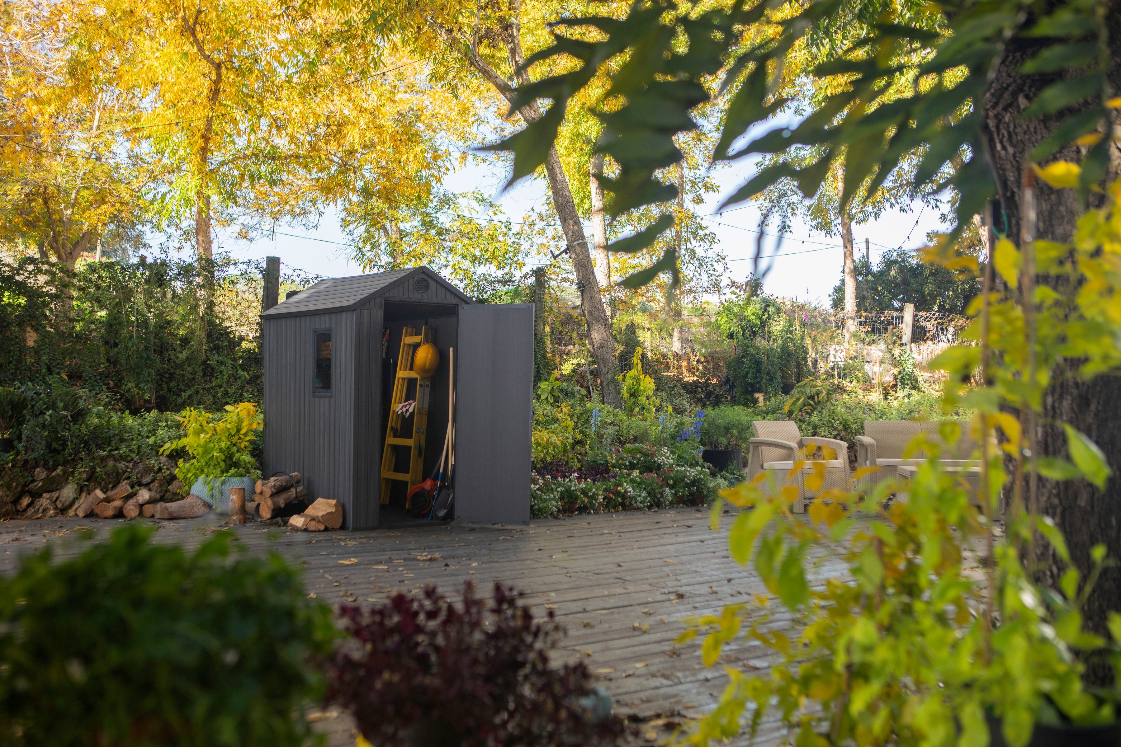 Keter Gerätehaus Darwin 4x6, BxT: 125,8x184,5 cm, Kunststoff