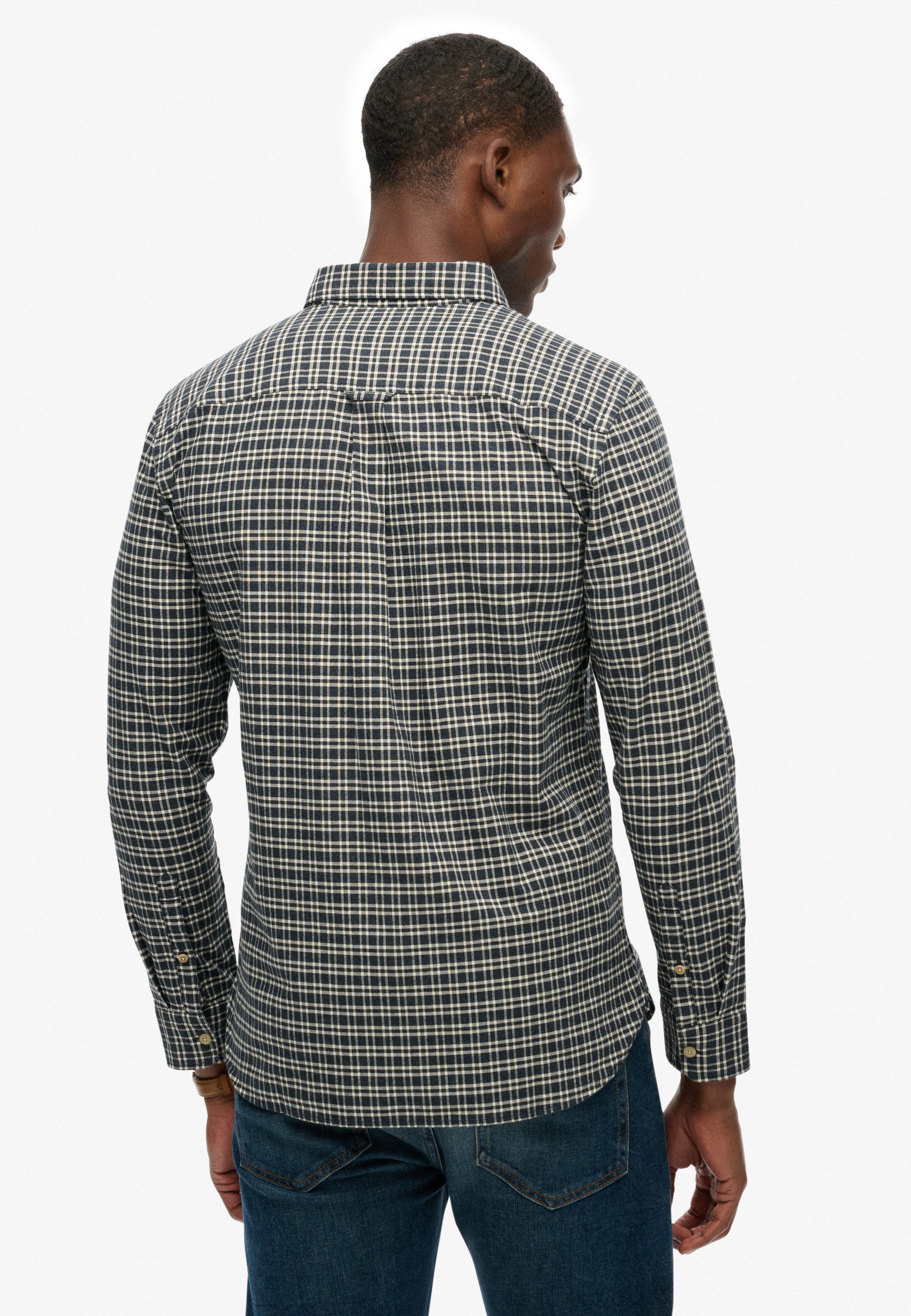 Superdry Langarmhemd PREMIUM CHECK OXFORD SHIRT günstig online kaufen