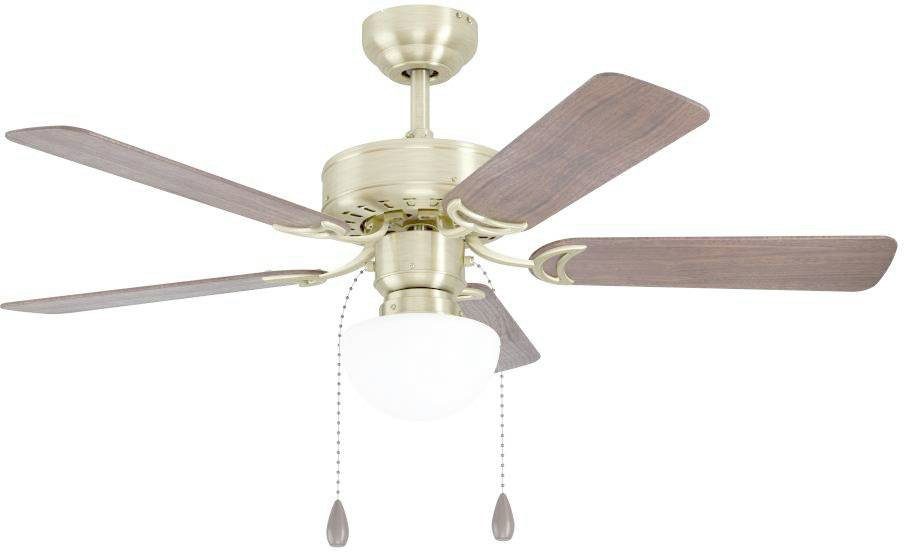 EGLO LED Deckenleuchte CADIZ, Leuchtmittel wechselbar, Ventilator mit Licht, Wendeflügel, Zugkette, AC Motor, Ø 106,6cm | Deckenlampen