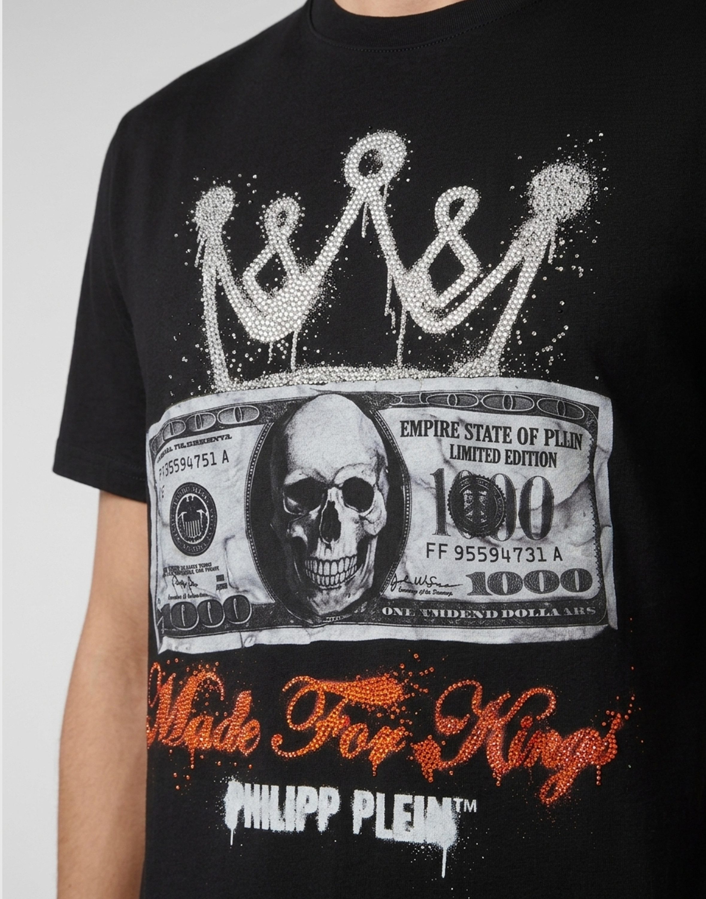 PHILIPP PLEIN T-Shirt Kurzarm-Rundhals-T-Shirt