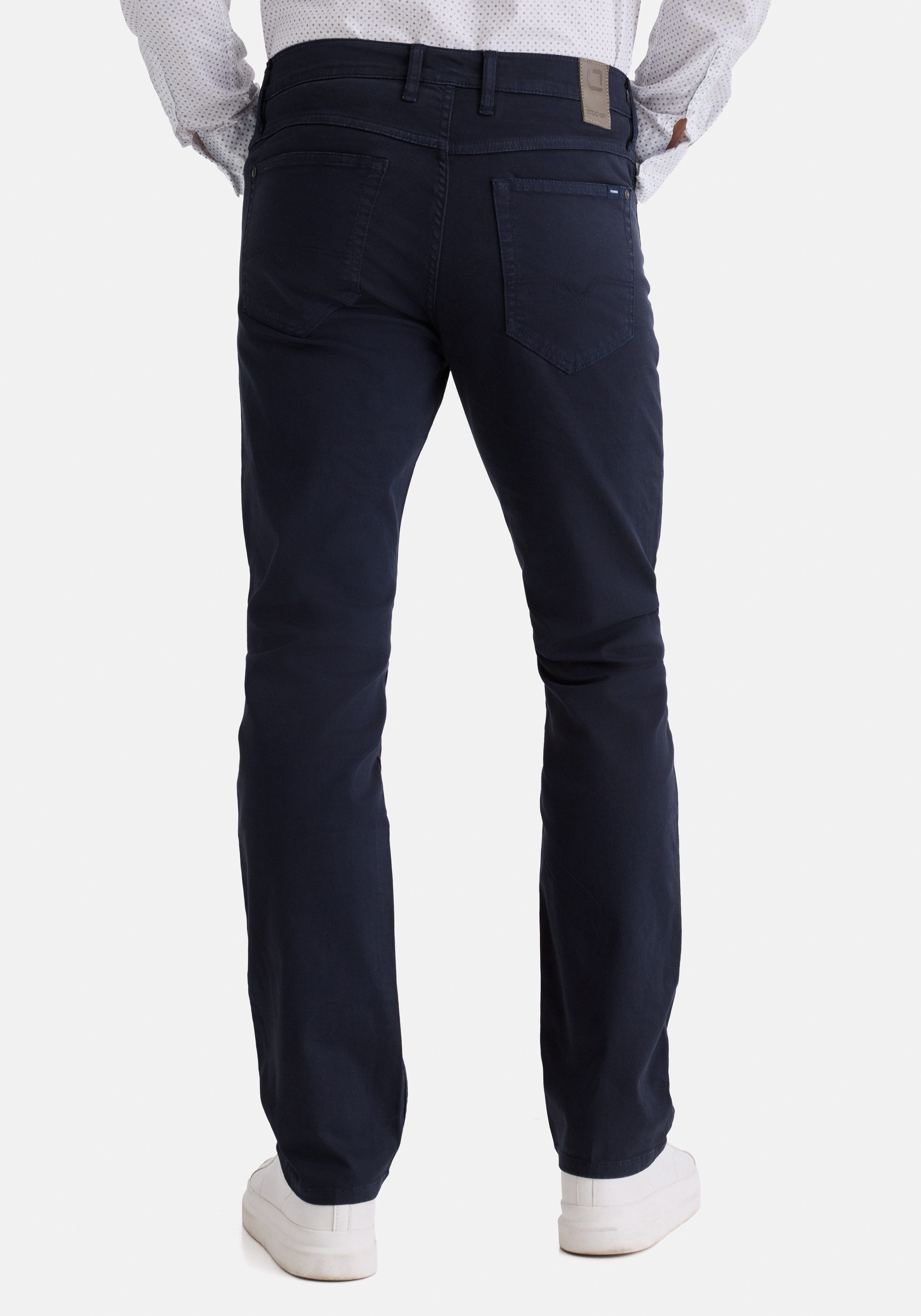 Stooker Men 5-Pocket-Jeans Frisco Twill Straight Fit Jeans Straight Fit Casual Clean Wash Twill Coloured Comfort Flex! für Herren