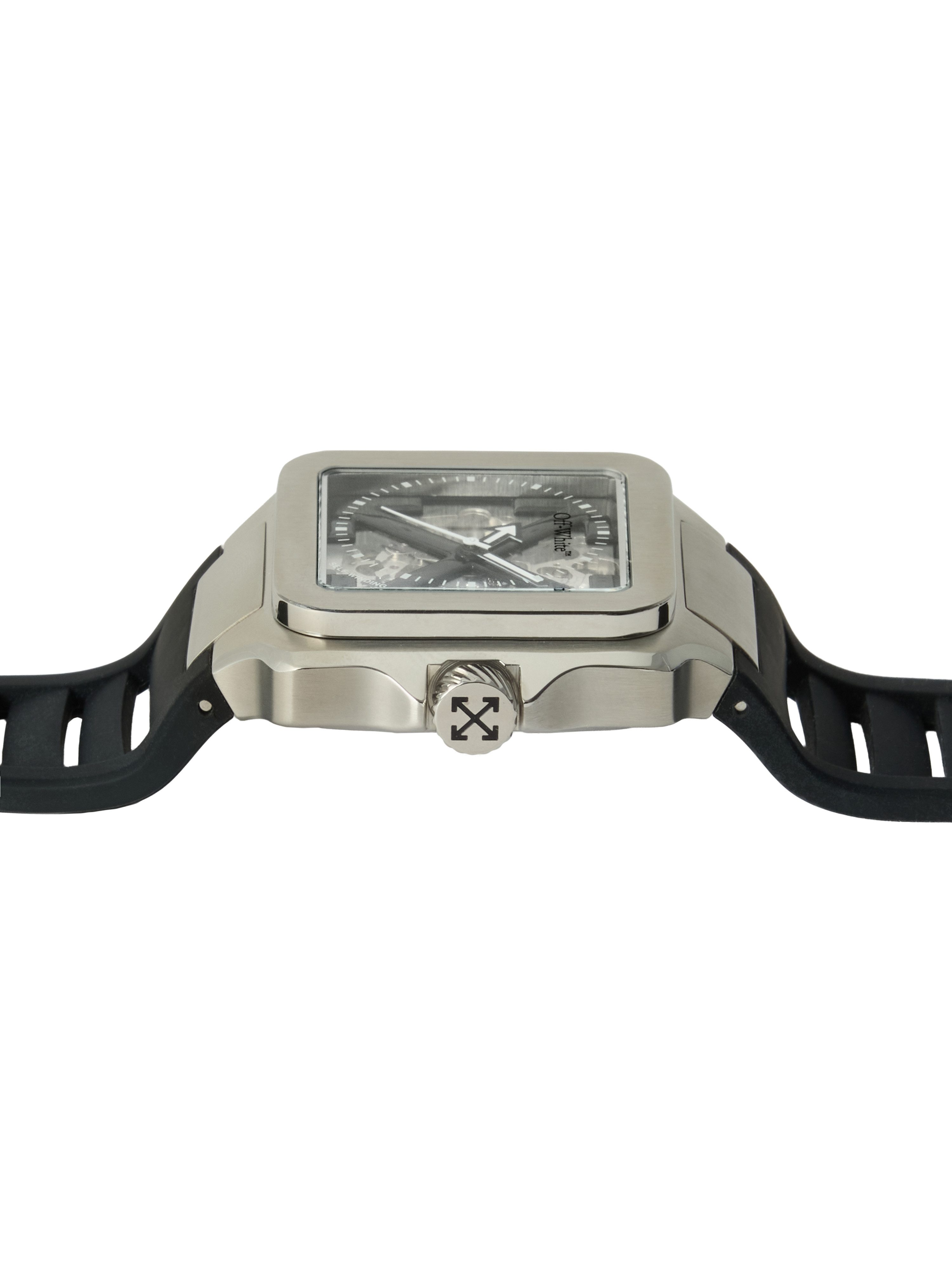 OFF-WHITE Automatikuhr PROTO AUTO OW1G008P0015, Armbanduhr, Herrenuhr, Mechanische Uhr, Silikonarmband, analog