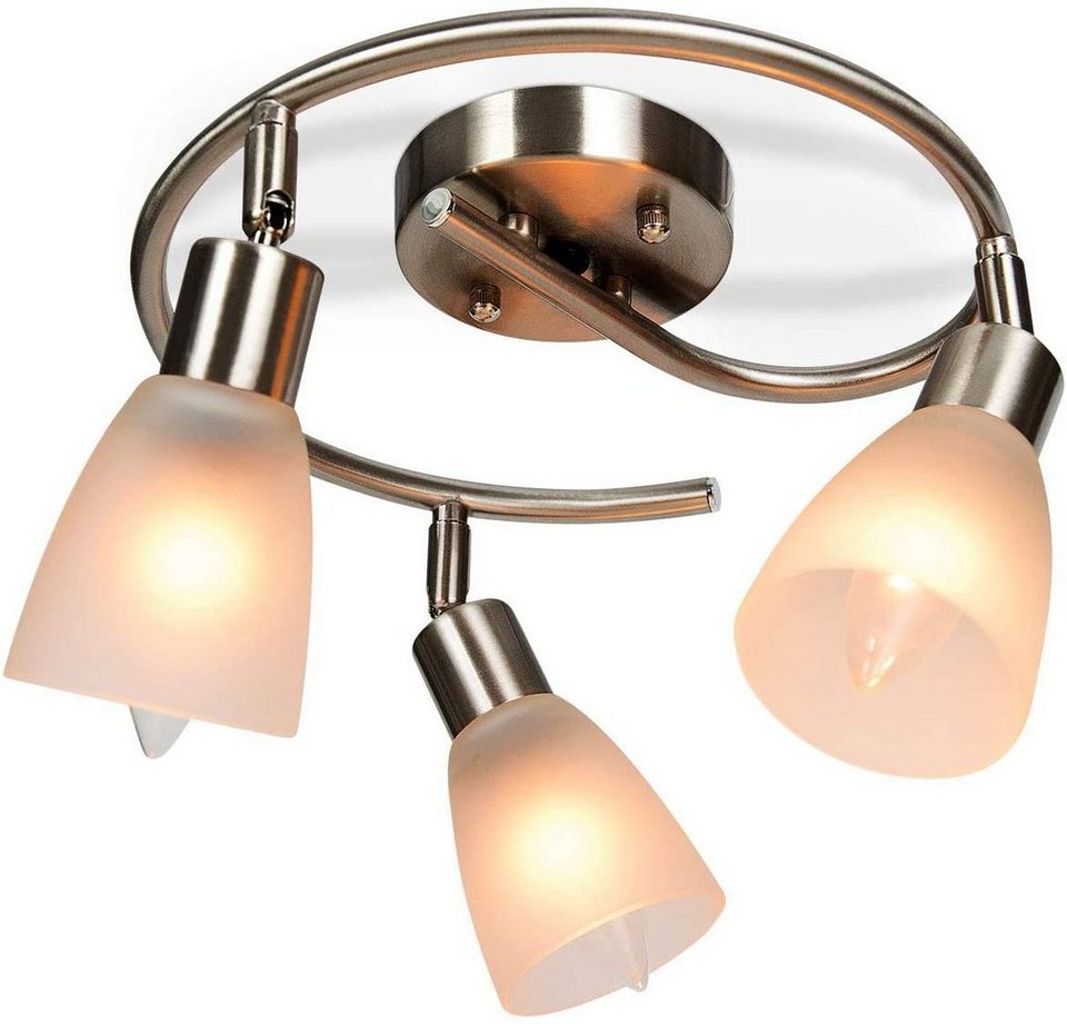 COSTWAY Deckenleuchte »Deckenleuchte Vintage mit halboffenen